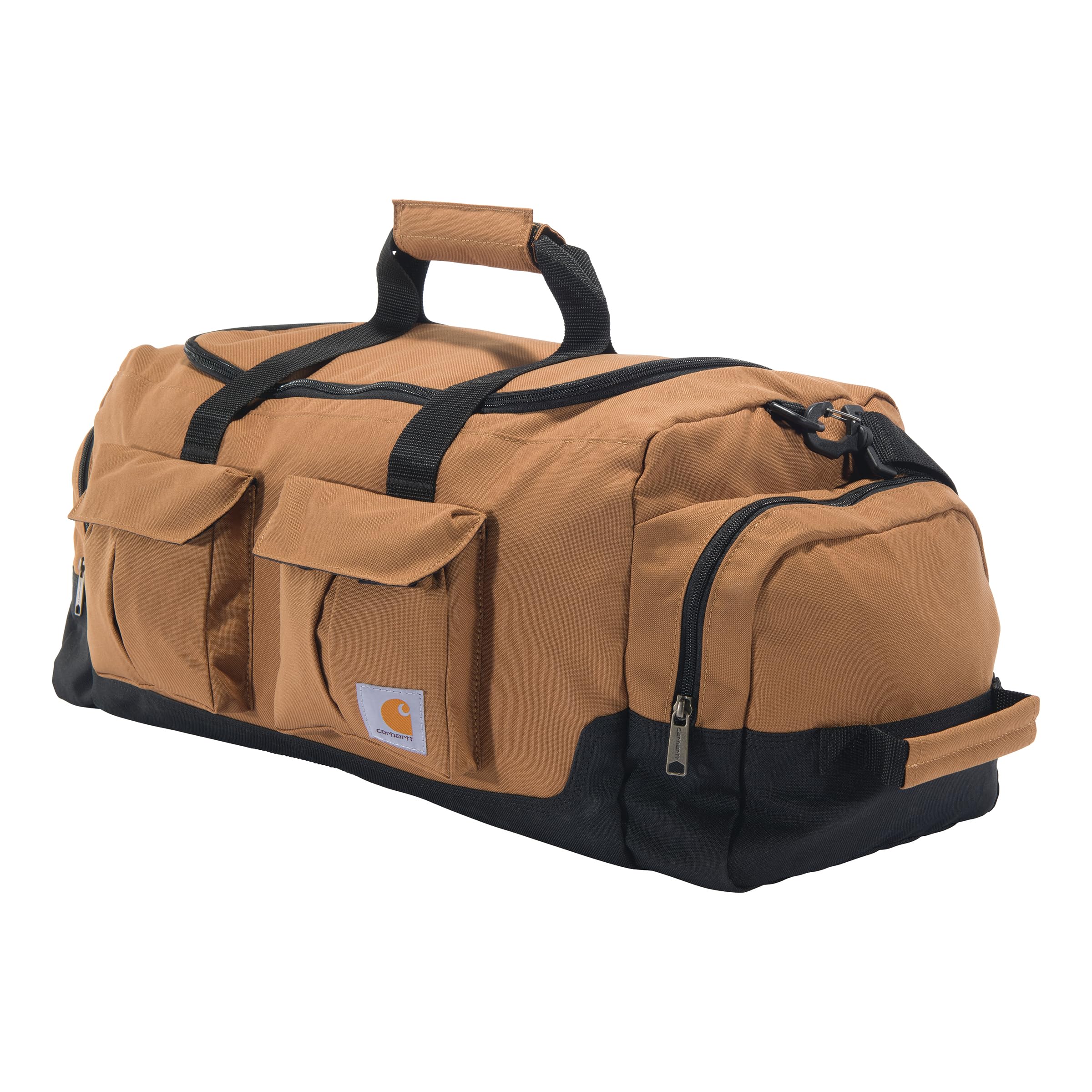 Carhartt 40L Heavy-Duty Utility Duffel Bag - Durable Work Gear Bag for Construction, Jobsite, Gym & Travel - Perfect for Tools, Workout Clothes & Weekend Getaways