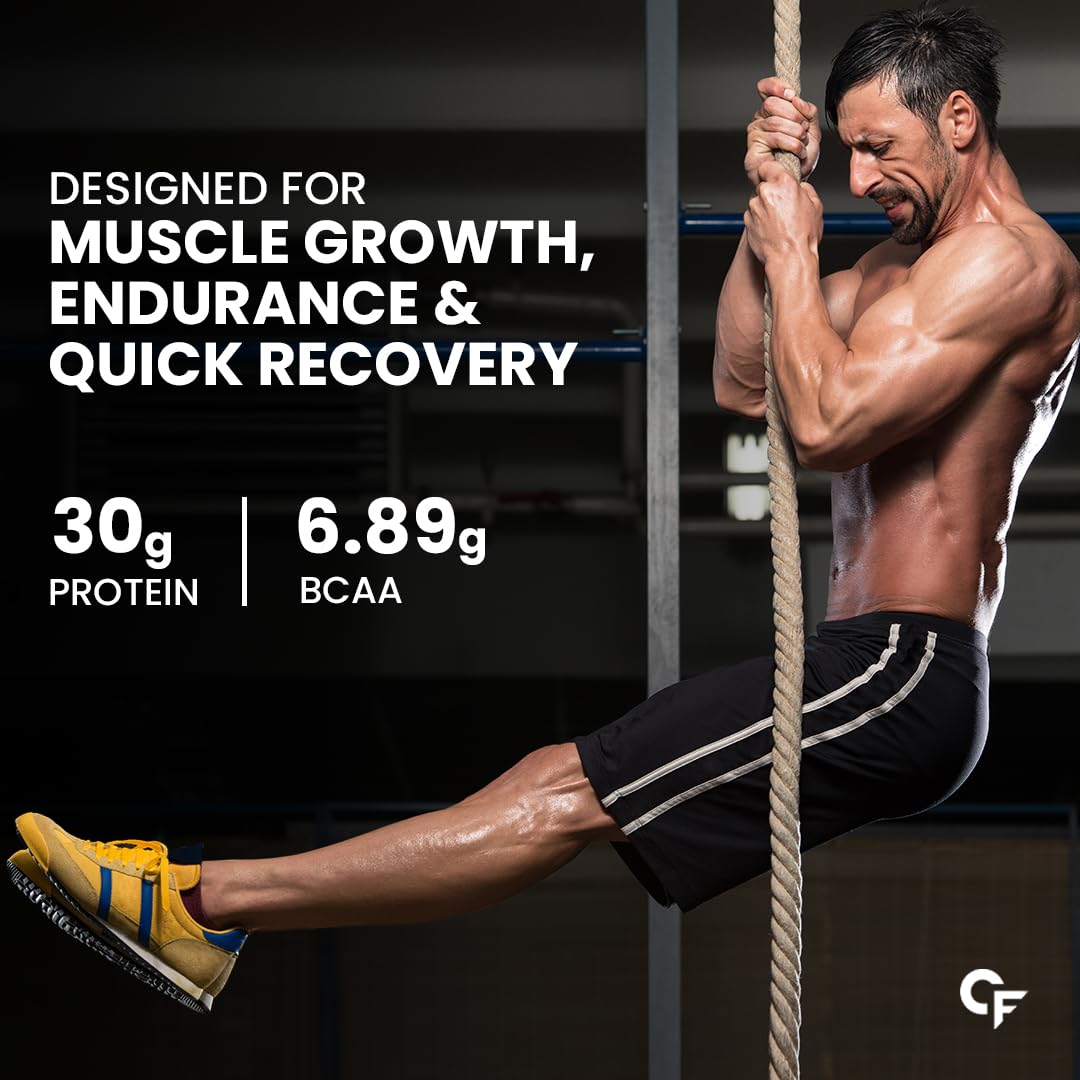 100% Pure Whey Protein Isolate Powder for Men | 30g Protein per Serving | 3X Digestive Enzymes | 6.89g BCAA & 14.50g EAA | No Added Sugar | Belgian Chocolate Flavor | 1Kg (2.2 lbs) | Ideal for Muscle Recovery, Weight Management & Post-Workout Nutrition