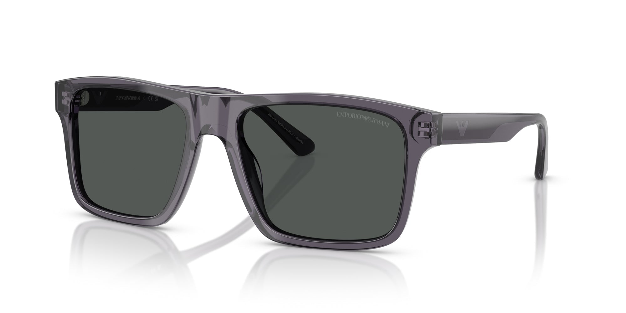 Transparent Dark Grey/Smoke