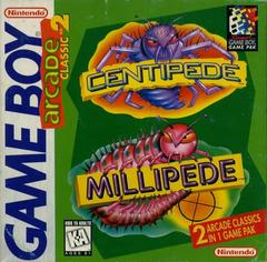 Arcade Classic 2: Centipede & Millipede Game for GameBoy - New Retro Gaming Experience | Perfect for Home Entertainment & Travel Gaming