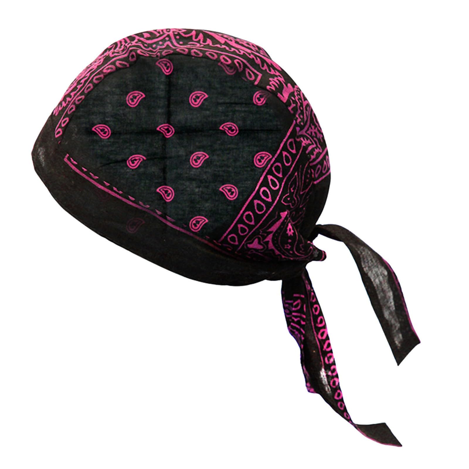 Premium Cotton Dew Rags & Beanie Caps - Moisture-Wicking Bandana & Welding Doo Rag for Men & Women - Perfect for Work, Sports & Outdoor Activities