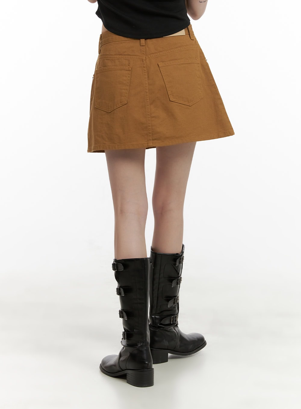 Stylish Cotton Mini Skirt CU410 - Women's Fashion Stretch Denim Short Skirt for Summer Outfits & Casual Wear
