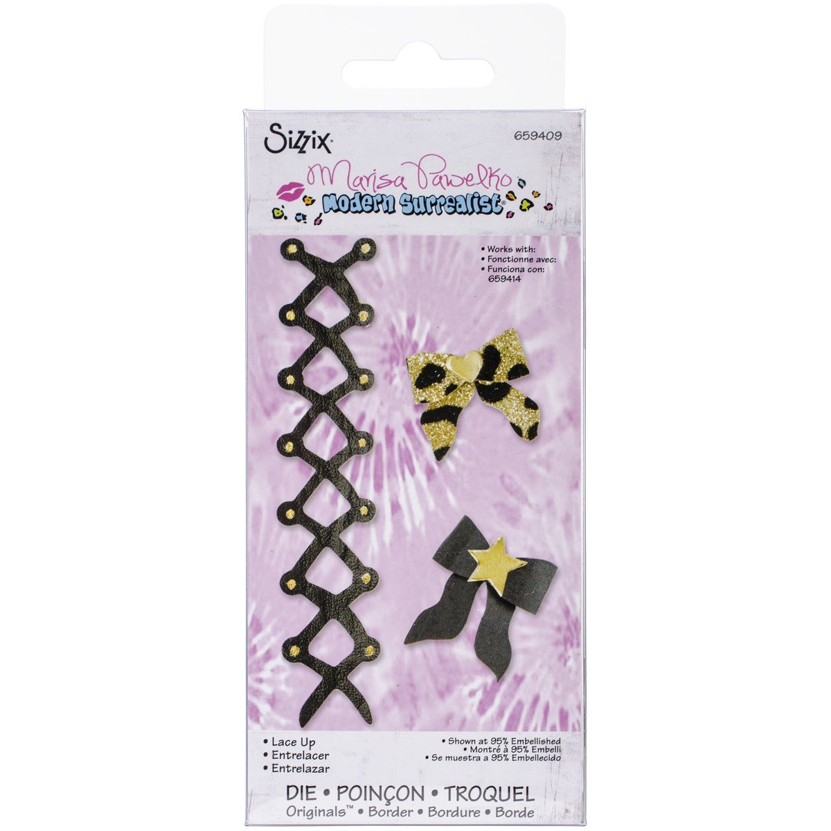 Sizzix Lace Up Box Originals Die - DIY Paper Crafting Die Cut Machine Accessories for Scrapbooking, Card Making & Home Decor Projects | Perfect for Wedding Invitations, Gift Boxes & Party Decorations