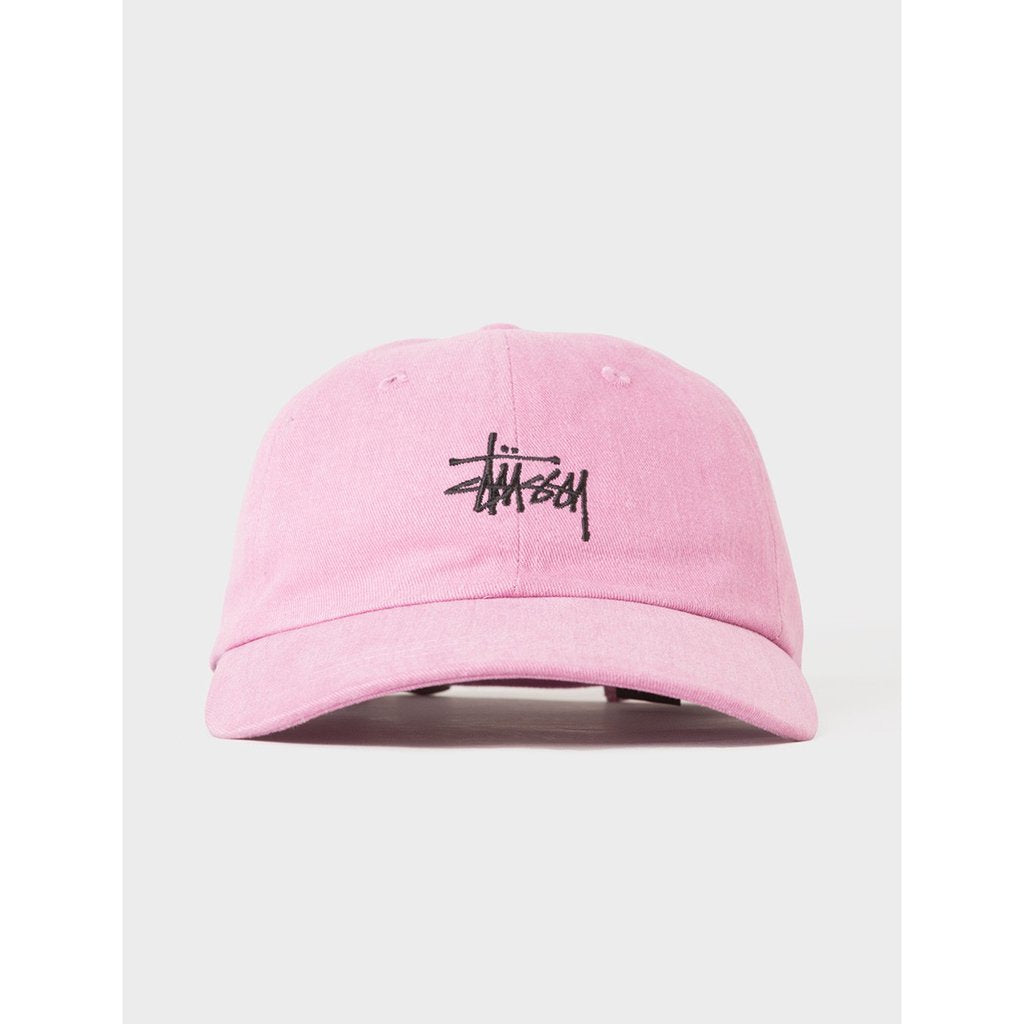 Stussy Women's Basic Logo Low Pro Cap in Dusty Pink 232174 - Casual Streetwear Hat for Everyday Wear & Outdoor Activities