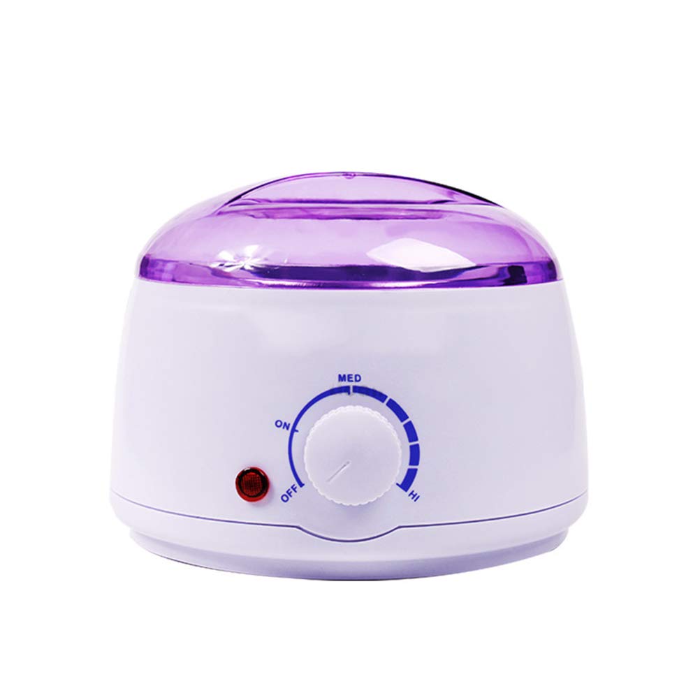 Electric Wax Warmer for Hair Removal - Professional Waxing Kit with 1 Hard Wax Bean, 12 Applicator Sticks & Cleaning Fluid - Perfect for Salon, Spa & At-Home Use