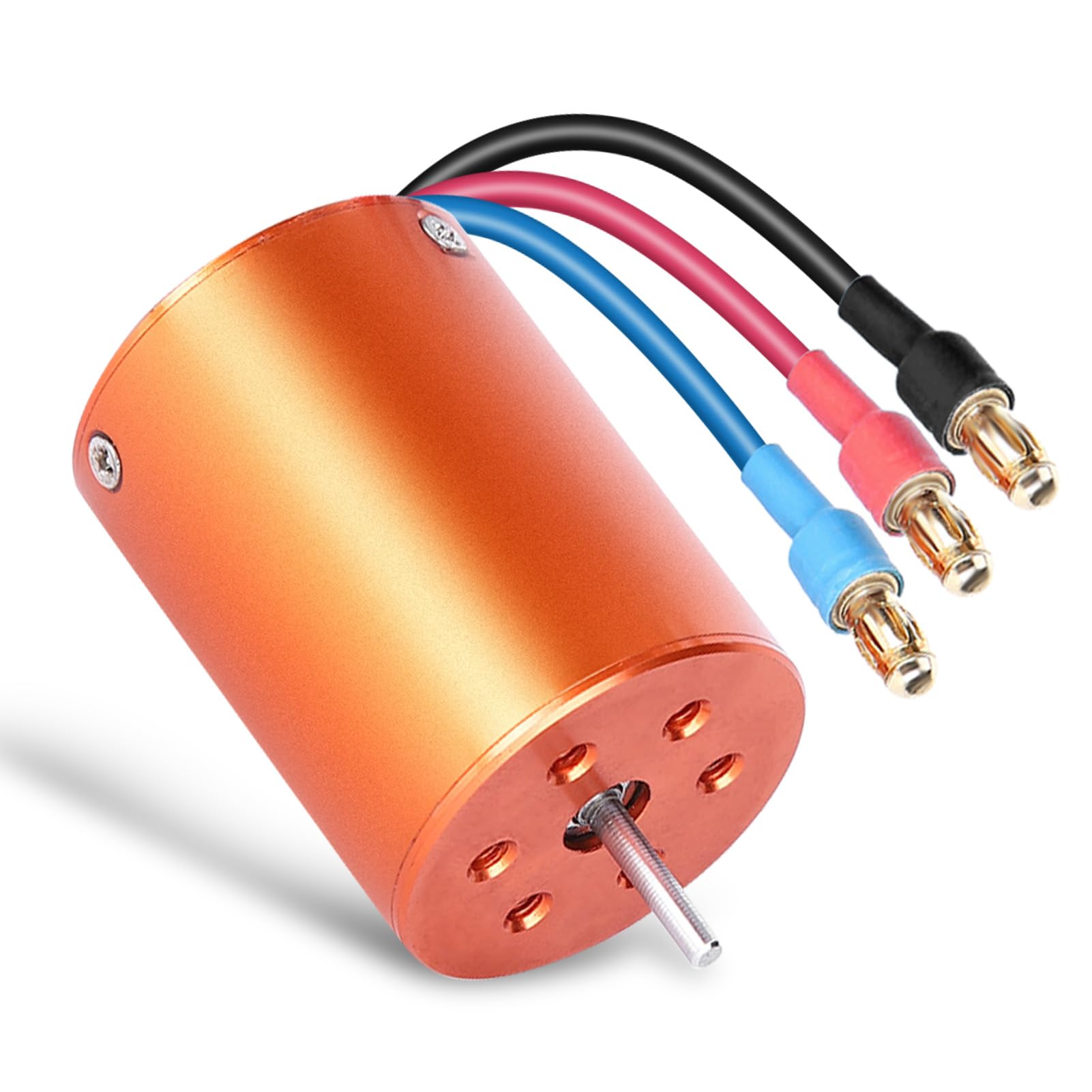 3800KV High-Speed Brushless Motor - Metal RC Electric Motor 2838 for 1/12 & 1/14 Scale RC Boats - 2.3mm Shaft - Perfect for Racing & Hobby RC Boat Upgrades