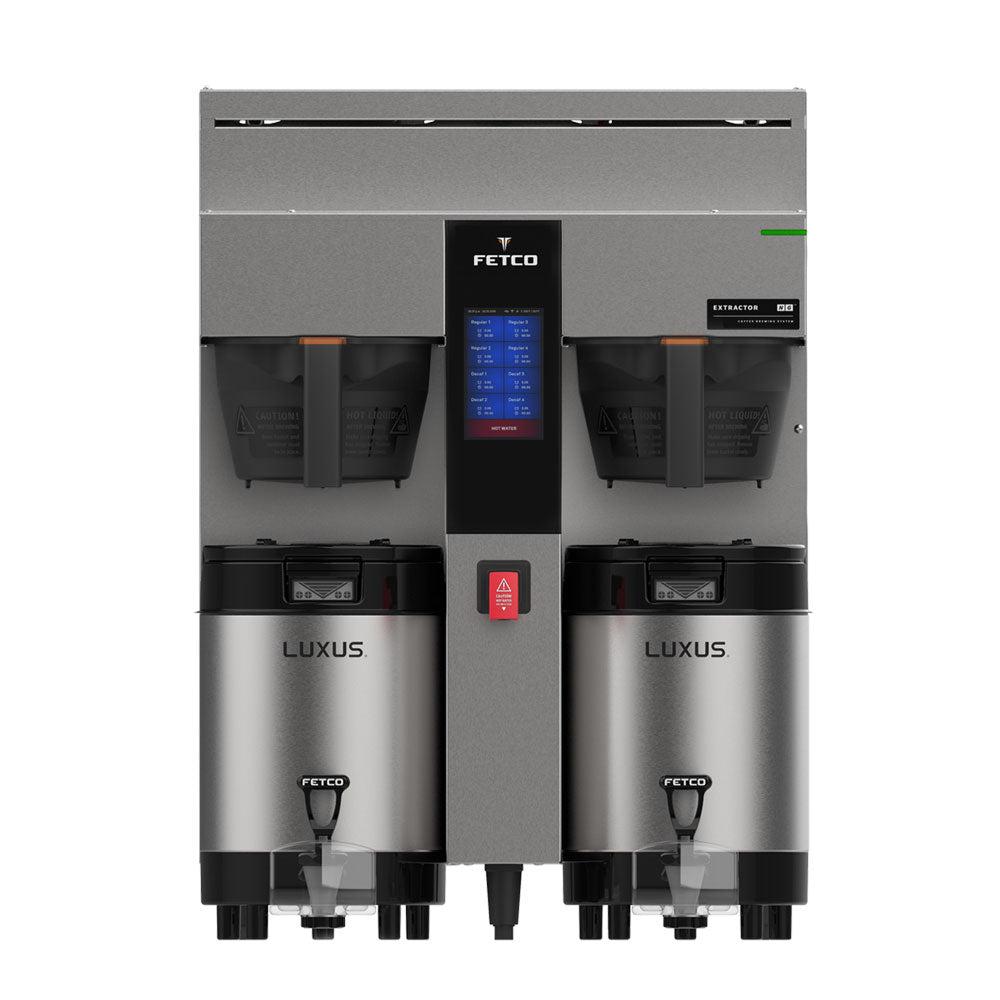 Fetco CBS 2232 NG Series Twin Station Airpot Coffee Brewer 208-240V - Commercial Coffee Machine for Offices, Cafes & Restaurants