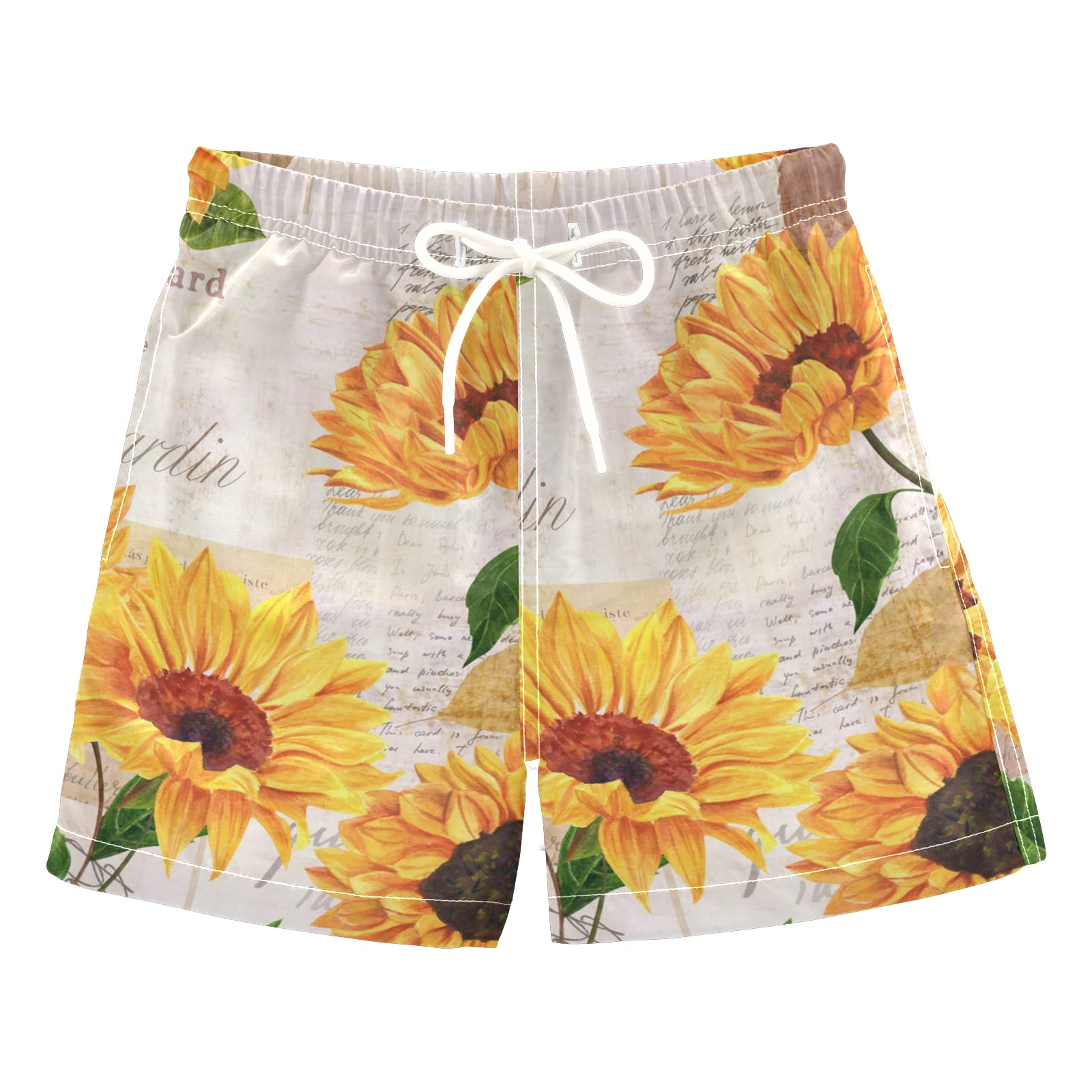 **Boys Swim Trunks for Kids 2-14 Years - Quick Dry Swim Shorts for Beach, Pool & Vacation - Hawaii Swimwear with UPF Protection**    *(Perfect for Swimming, Surfing, and Summer Water Activities)*