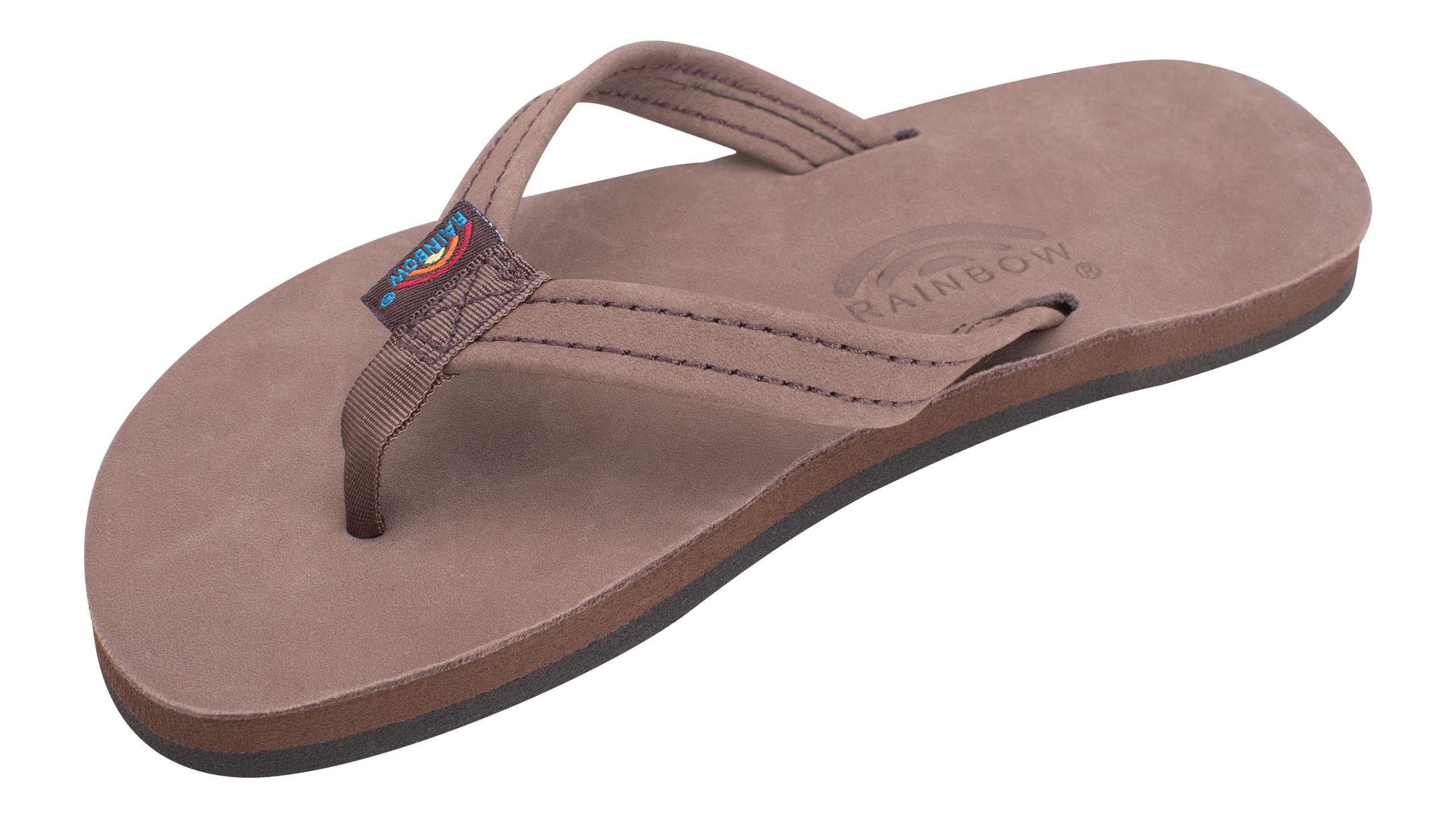 Rainbow Sandals Kid's Premier Leather Narrow Strap Sierra Brown Sandals for Boys & Girls - Comfortable & Durable Kids' Footwear for Beach, Pool & Summer Outdoor Activities