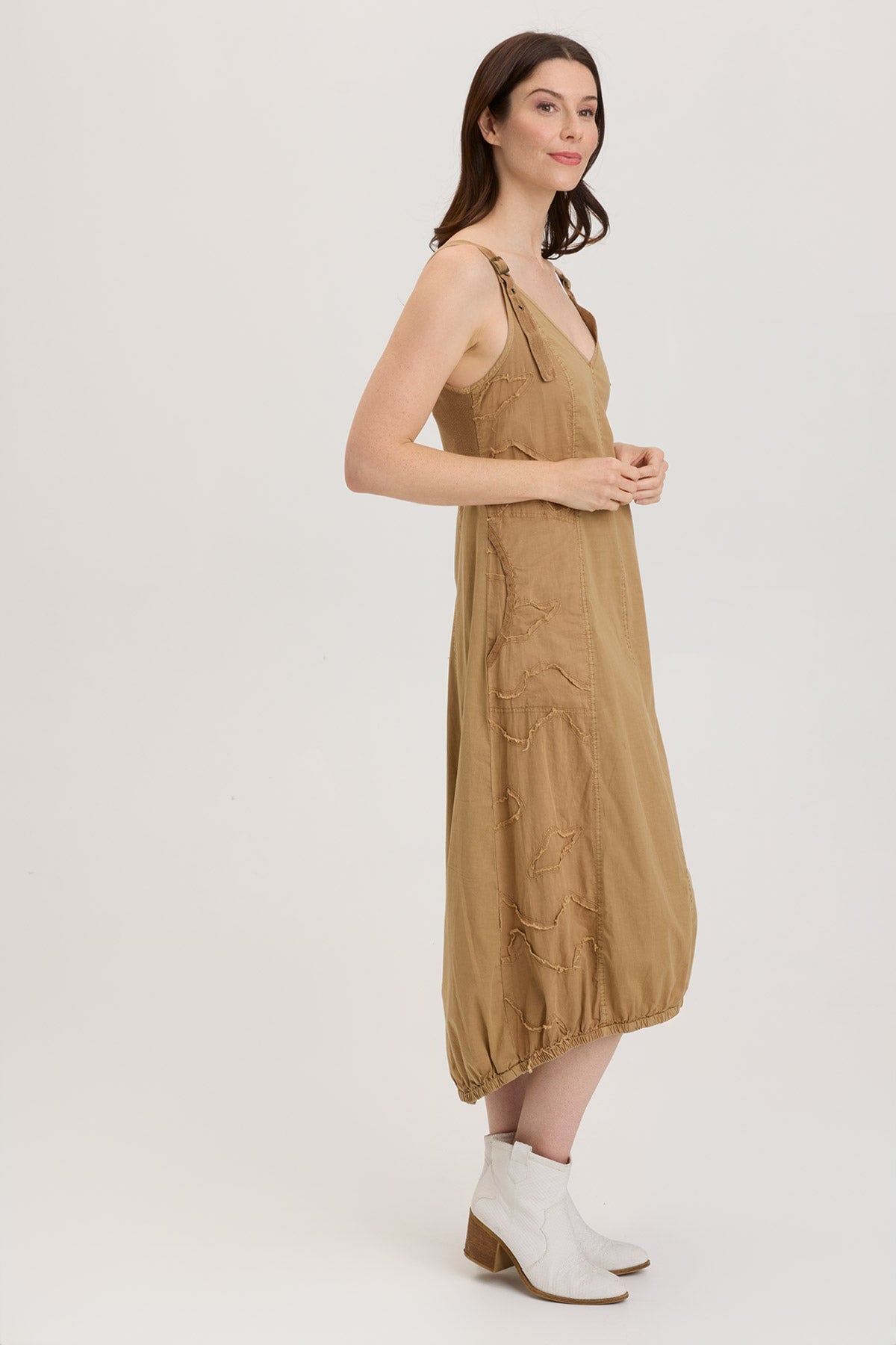 Kezia Women's Bubble Hem Dress - Flowy Short Sleeve Party Cocktail Dress for Summer, Weddings & Special Occasions