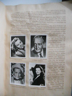 Vintage 1950s Hollywood Movie Stars Rare Collectible Trading Cards Set in Book - Perfect for Film Memorabilia Collectors & Classic Cinema Enthusiasts