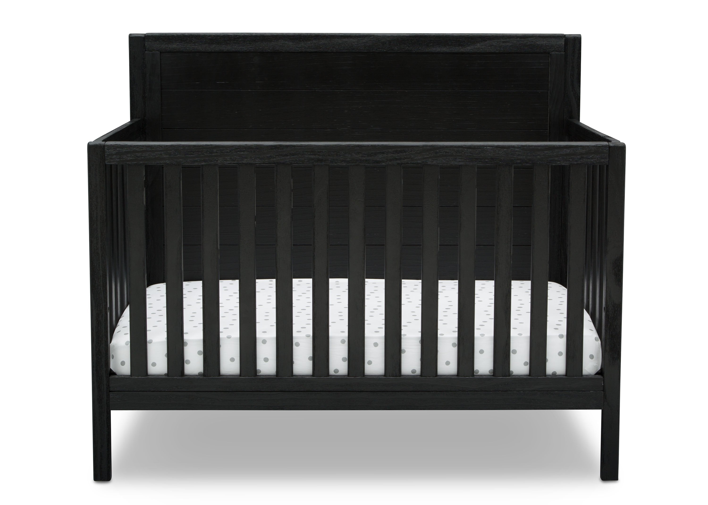 Cambridge 4-in-1 Convertible Baby Crib - Toddler Bed & Daybed with Mattress - Nursery Furniture for Boys & Girls - Perfect for Bedrooms, Daycare & Guest Rooms