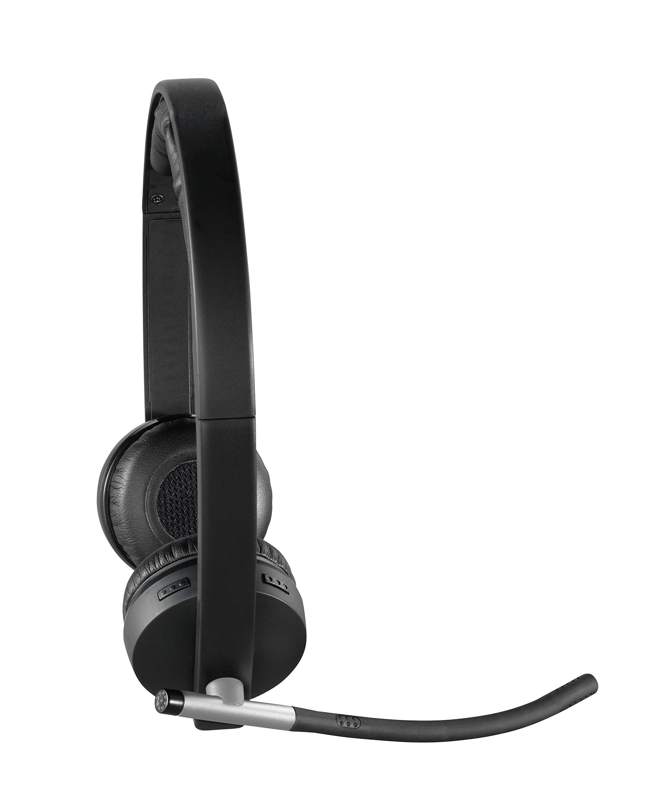 Renewed Plantronics H820e Wireless Headset - Noise-Canceling Bluetooth Headset for Office, Call Center & Remote Work
