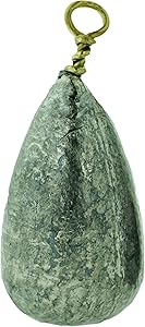 Eagle Claw Bass Cast Sinker Size 4 (1oz) - 2 Pack - Premium Fishing Weights for Bass, Trout & Freshwater Fishing - Ideal for Casting, Jigging & Bottom Fishing