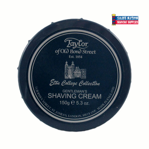 Premium Taylor of Old Bond Street Eton College Shaving Cream Jar - Luxury Men's Grooming for Smooth, Close Shave - Perfect for Daily Use & Gift Giving