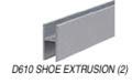 CRL Brushed Nickel 48-Inch Packaged Track Assembly - D603 Upper & D602 Lower Track with Nylon Wheels - Perfect for Sliding Glass Doors, Shower Enclosures & Closet Systems