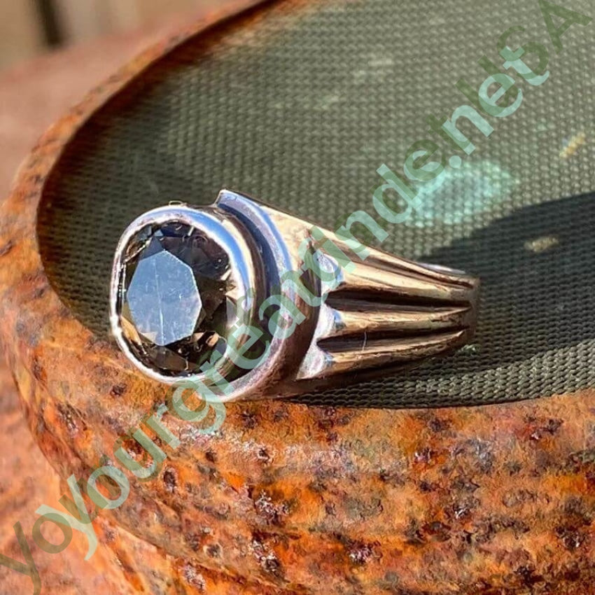 2 Carat Smoky Citrine Sterling Silver Ring - Size 8 | Elegant Jewelry for Women, Perfect for Weddings, Anniversaries & Special Occasions
