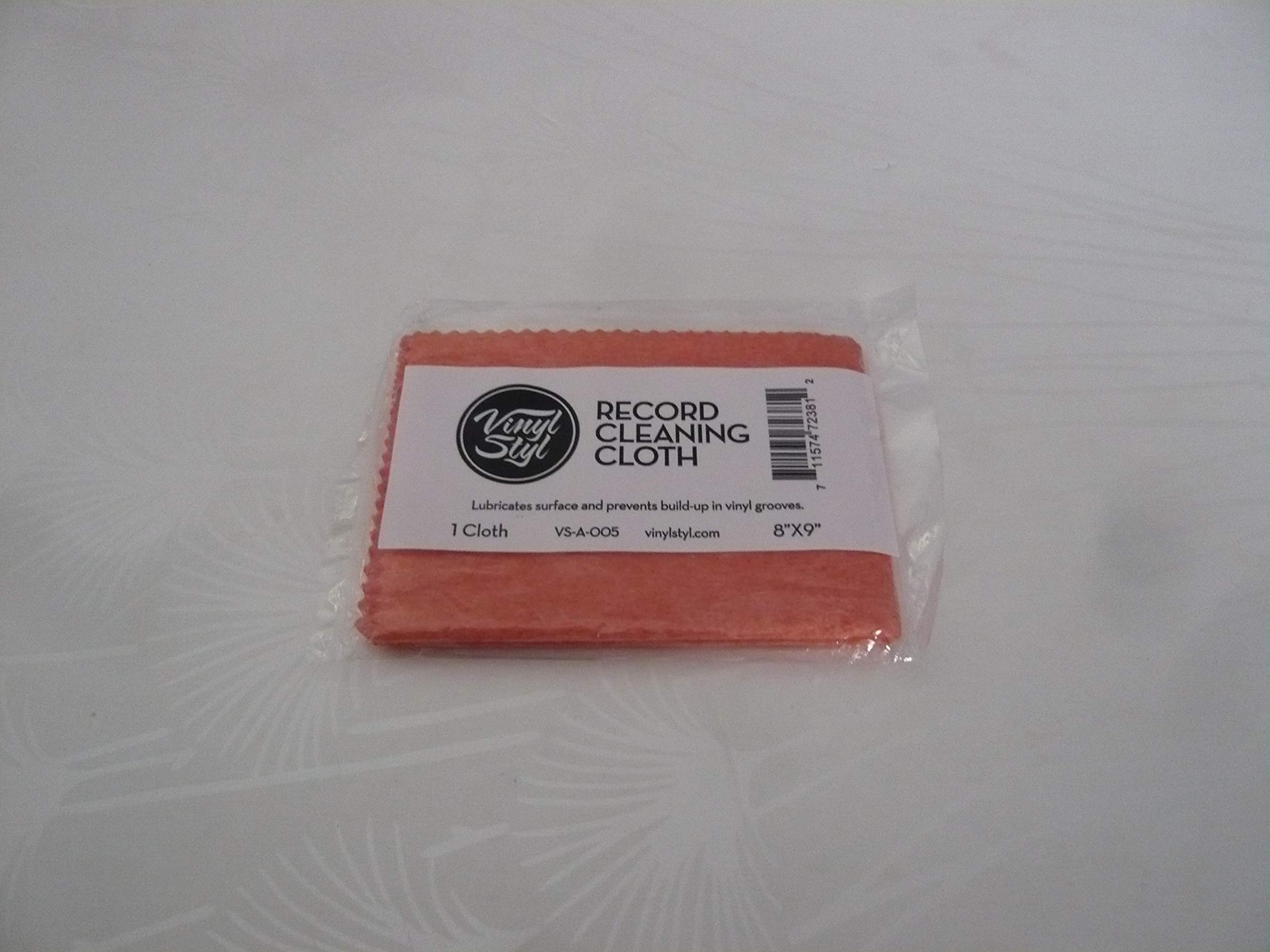 Vinyl Styl Lubricated Cleaning Cloth (Single) - Premium Vinyl Record Cleaner for Dust-Free Playback - Perfect for Turntables, LP Players & Vinyl Collections