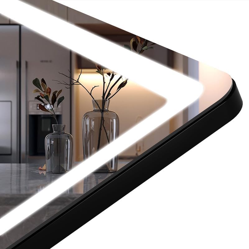 Round Black Led