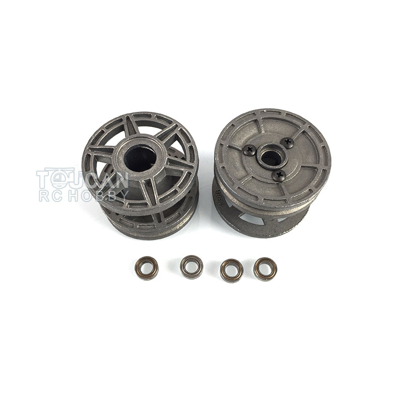 Heng Long 1/16 Scale Metal Idlers Spare Parts for German King Tiger RC Tank 3888/3888A - US Stock | Durable Upgrade for Armored Vehicle Models & RC Tank Battles