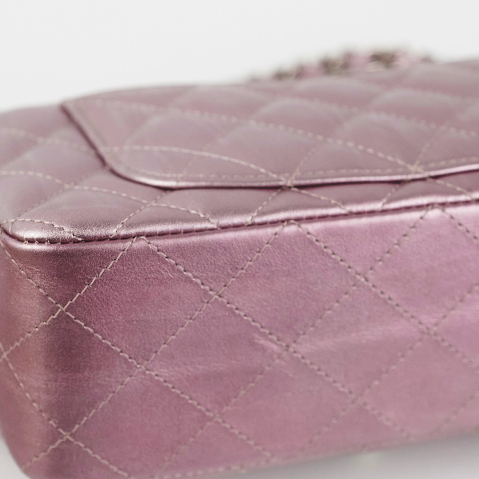 Chanel Mini Rectangular Iridescent Purple Crossbody Bag - Luxury Designer Handbag for Women | Perfect for Evening Parties, Date Nights & Special Occasions