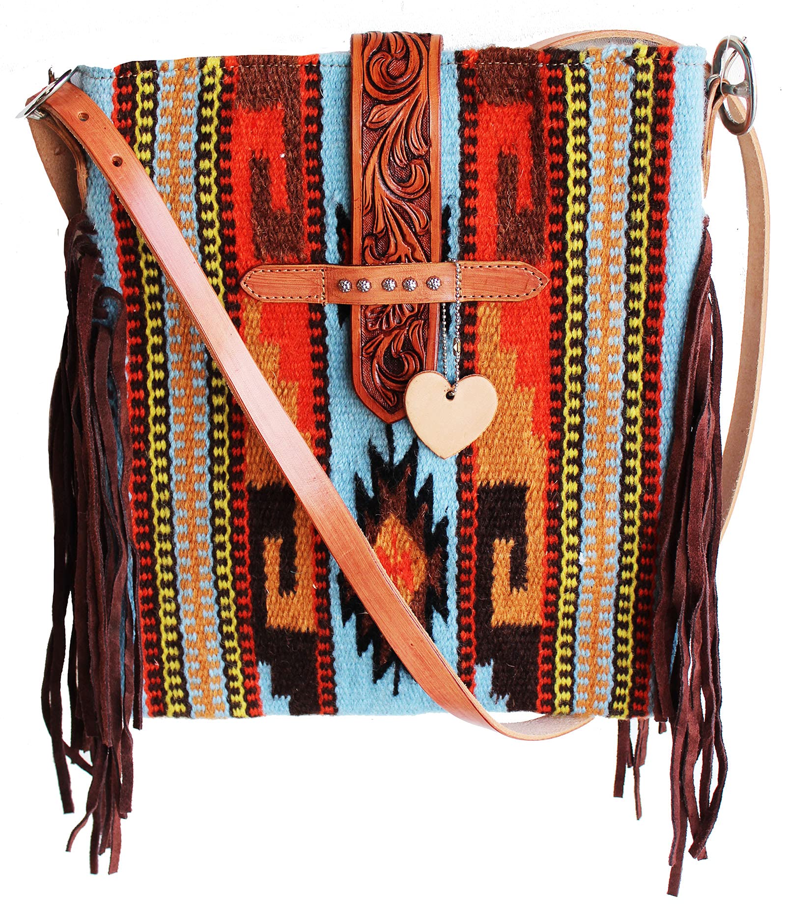 Challenger Women's Western Handwoven Wool Cowgirl Handbag - Stylish Rodeo Shoulder Purse & Tote Bag 10317 for Country Concerts, Rodeo Events & Western Fashion Outfits