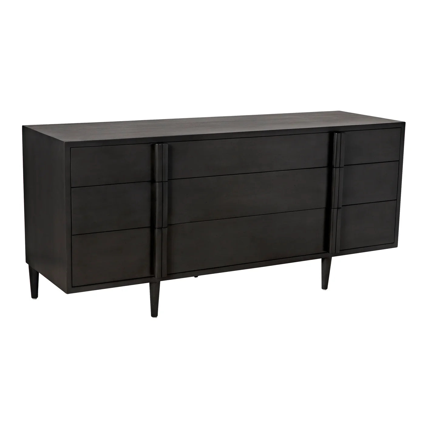 Modern 9-Drawer Dresser 72x24x33 Inches - Stylish Storage Solution for Bedroom, Living Room or Office Organization