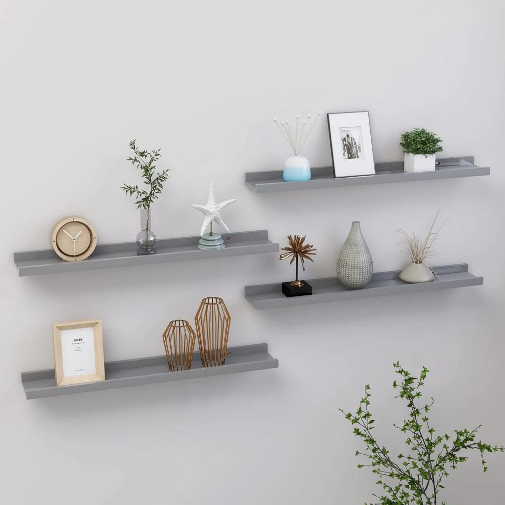 4-Pack Floating Wall Shelves Set - 23.6