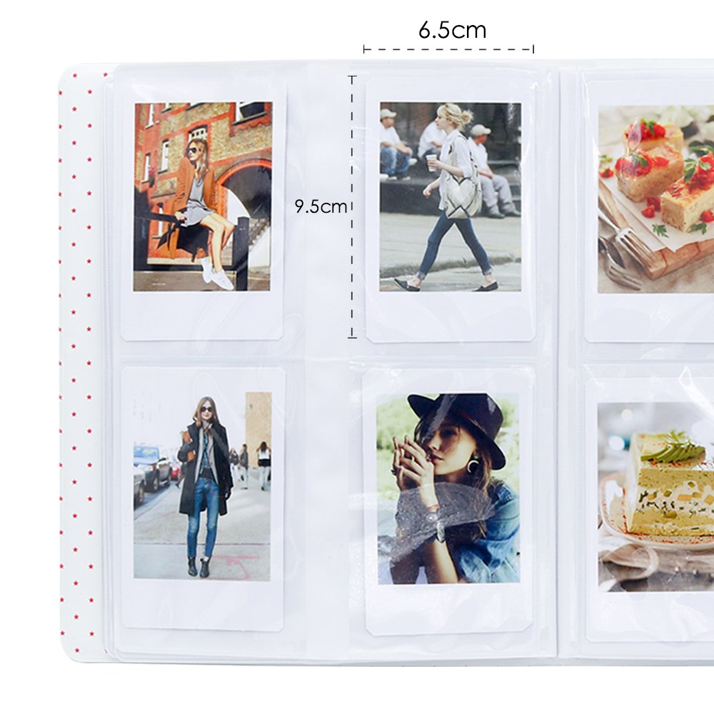 Ablus 128 Pocket Photo Album for Fujifilm Instax Mini 11/9/8/90/25, Polaroid Snap PIC-300 & Kodak Mini 3-Inch Film - Yellow Scrapbook for Wedding, Baby, Travel Memories & Photo Storage