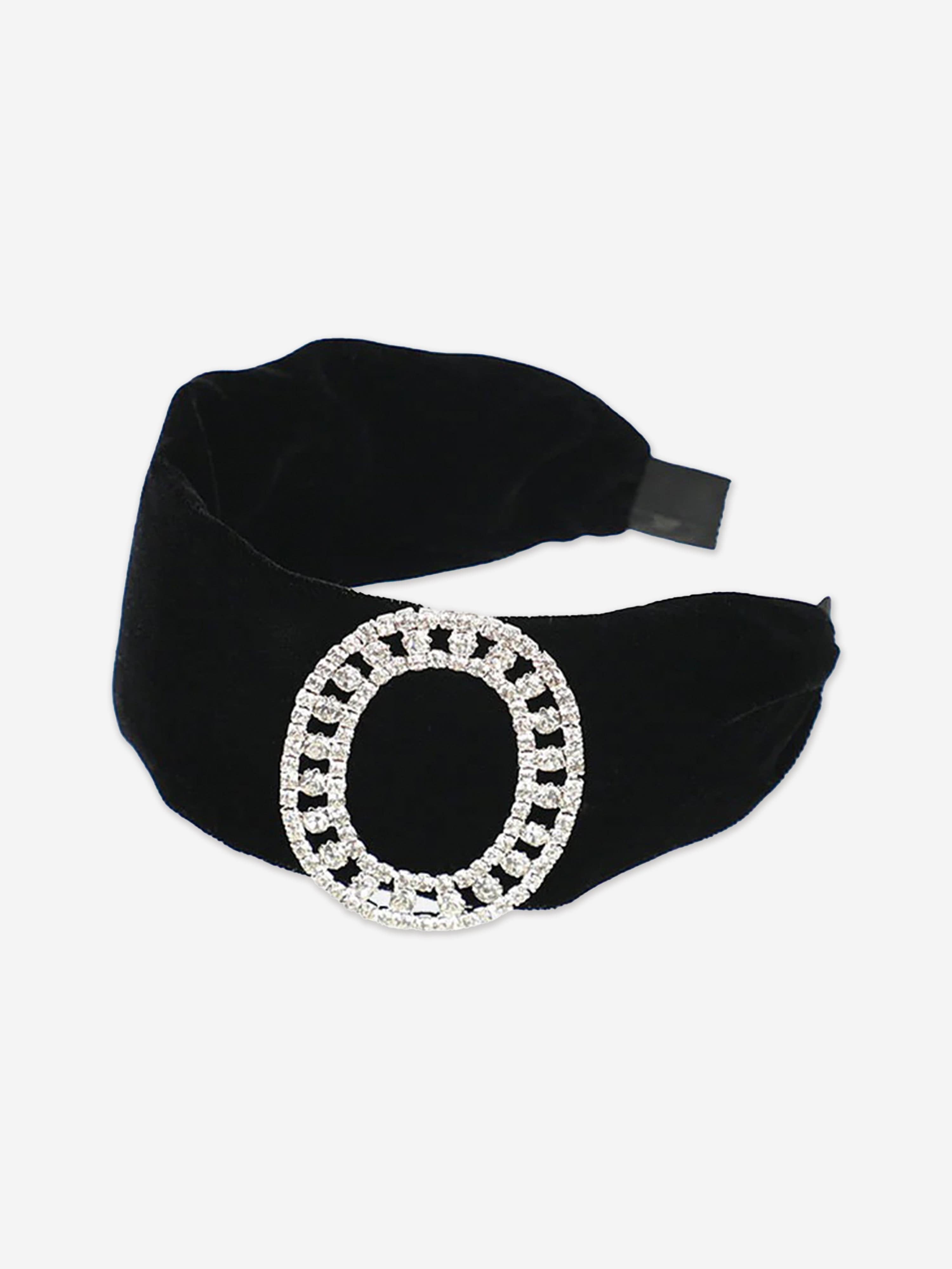 Angels Face Girls Gail Headband - Black Hair Accessory for Kids, Toddlers & Teens | Perfect for School, Parties, Sports & Everyday Wear