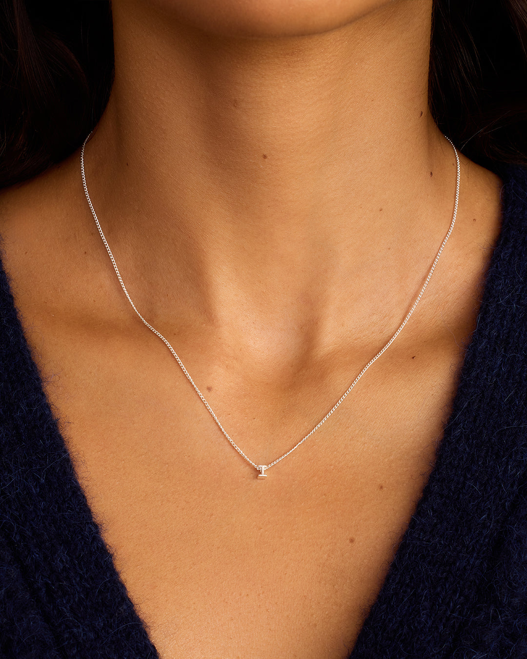 Wilder Mini Alphabet Necklace - Personalized Initial Pendant Jewelry for Women | Perfect Gift for Birthday, Anniversary & Everyday Wear