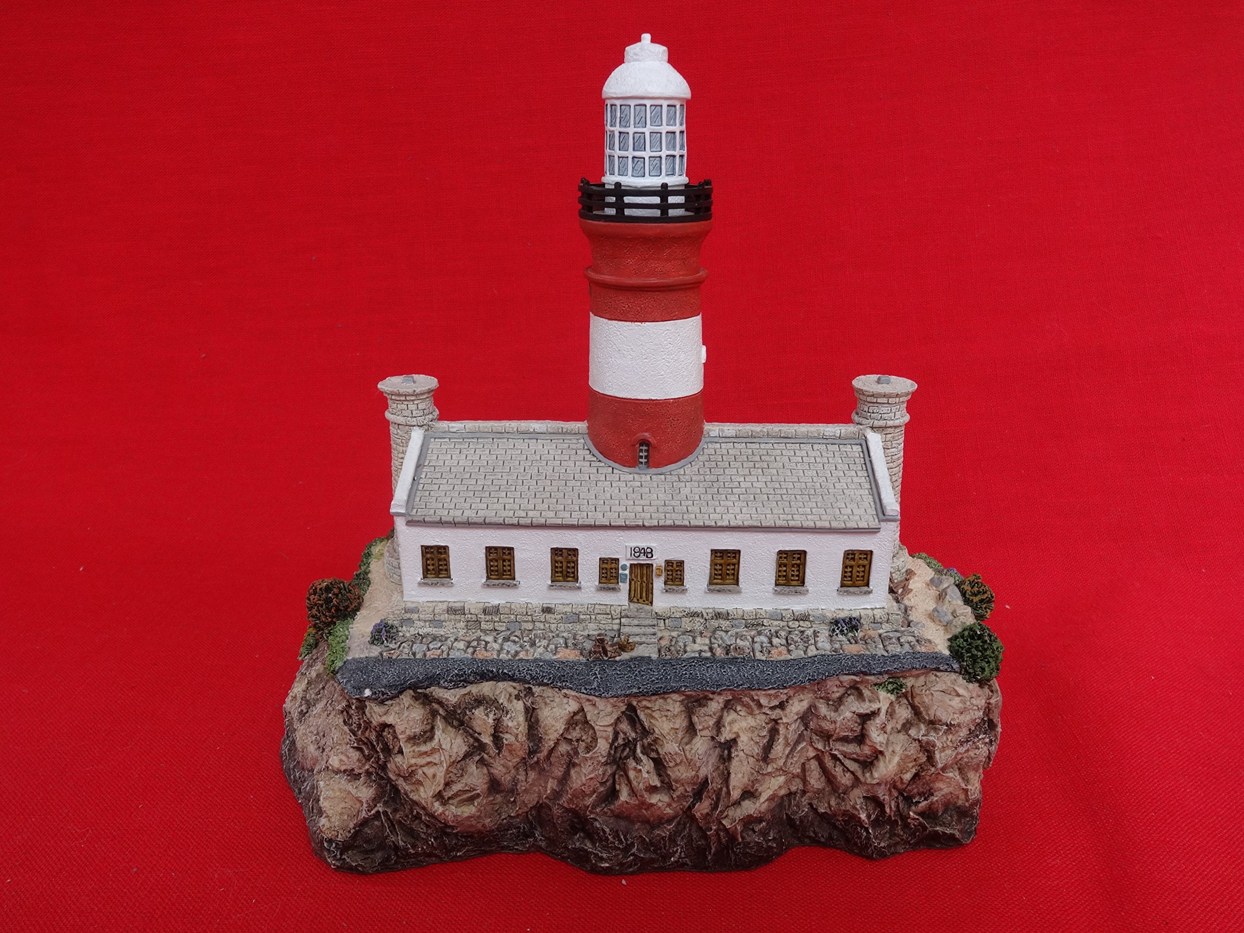 Harbour Lights HL227 Cape Agulhas South Africa Lighthouse Collectible Model with Original Box & Certificate of Authenticity - Perfect for Home Decor, Gift for Collectors, and Lighthouse Enthusiasts