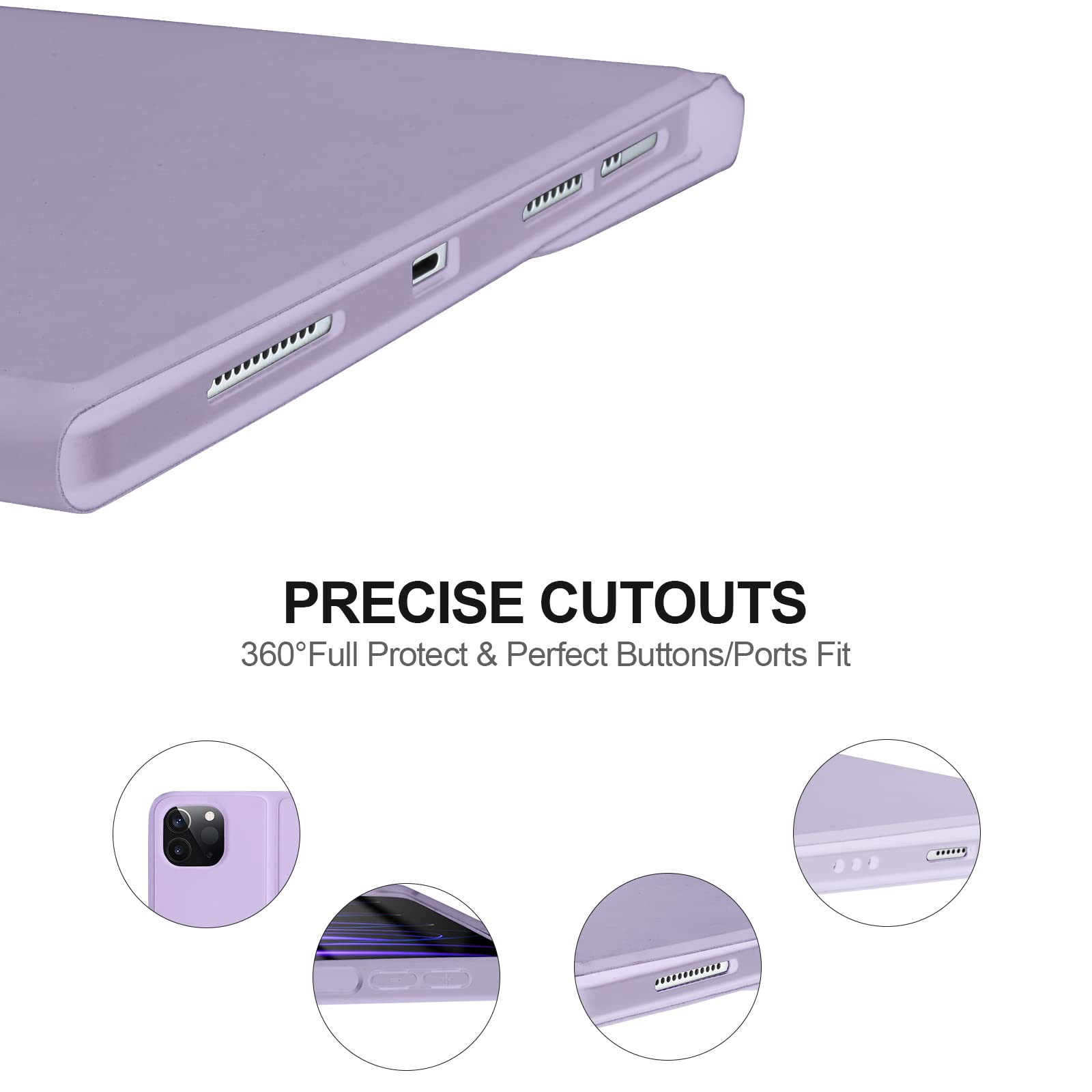 Premium Bluetooth Keyboard Case for iPad Air 11-inch (M2) 2024 & iPad Pro 11