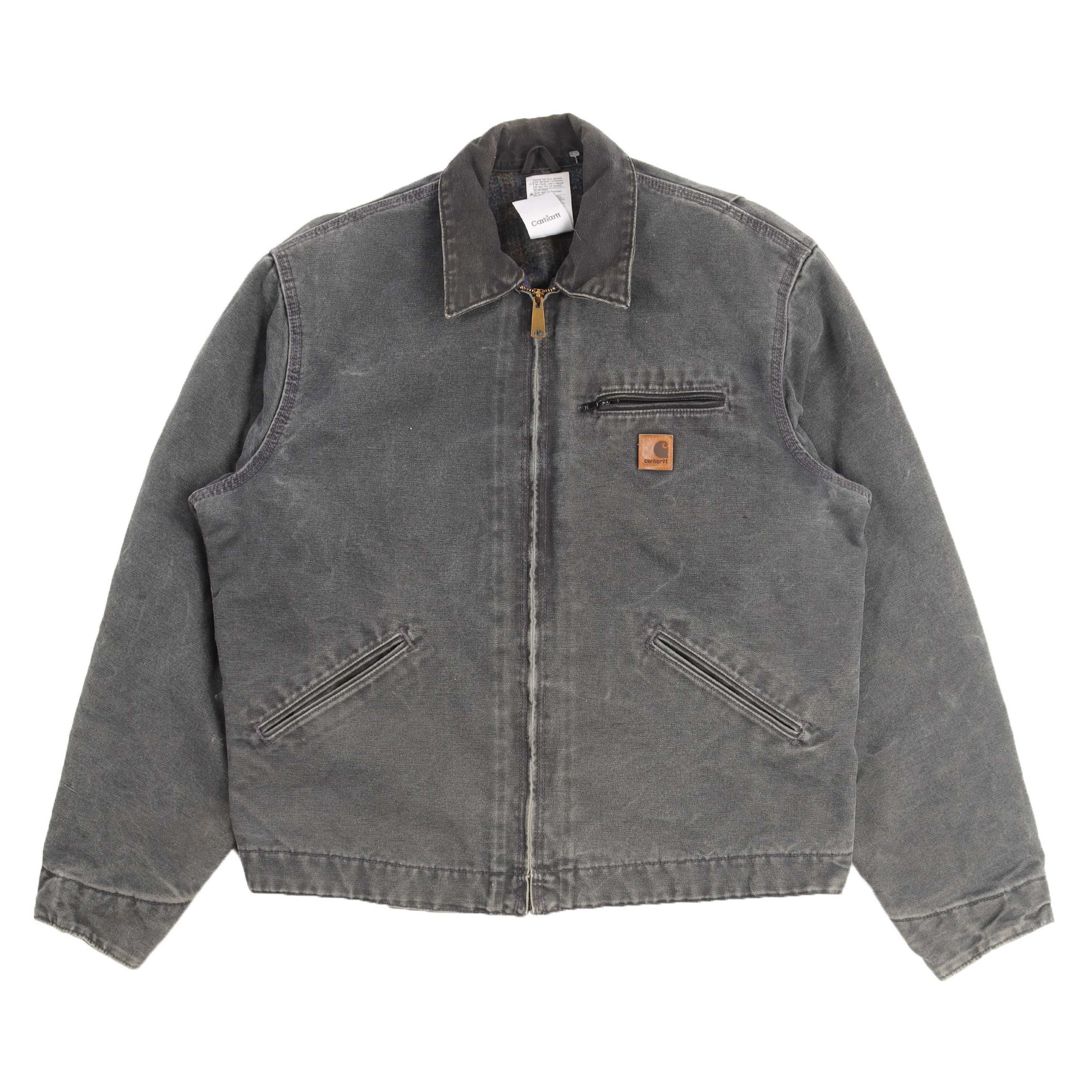 Vintage 1990s Detroit Work Jacket - Heavy Duty Denim Jacket for Men | Retro Style Workwear for Outdoor, Construction & Casual Wear
