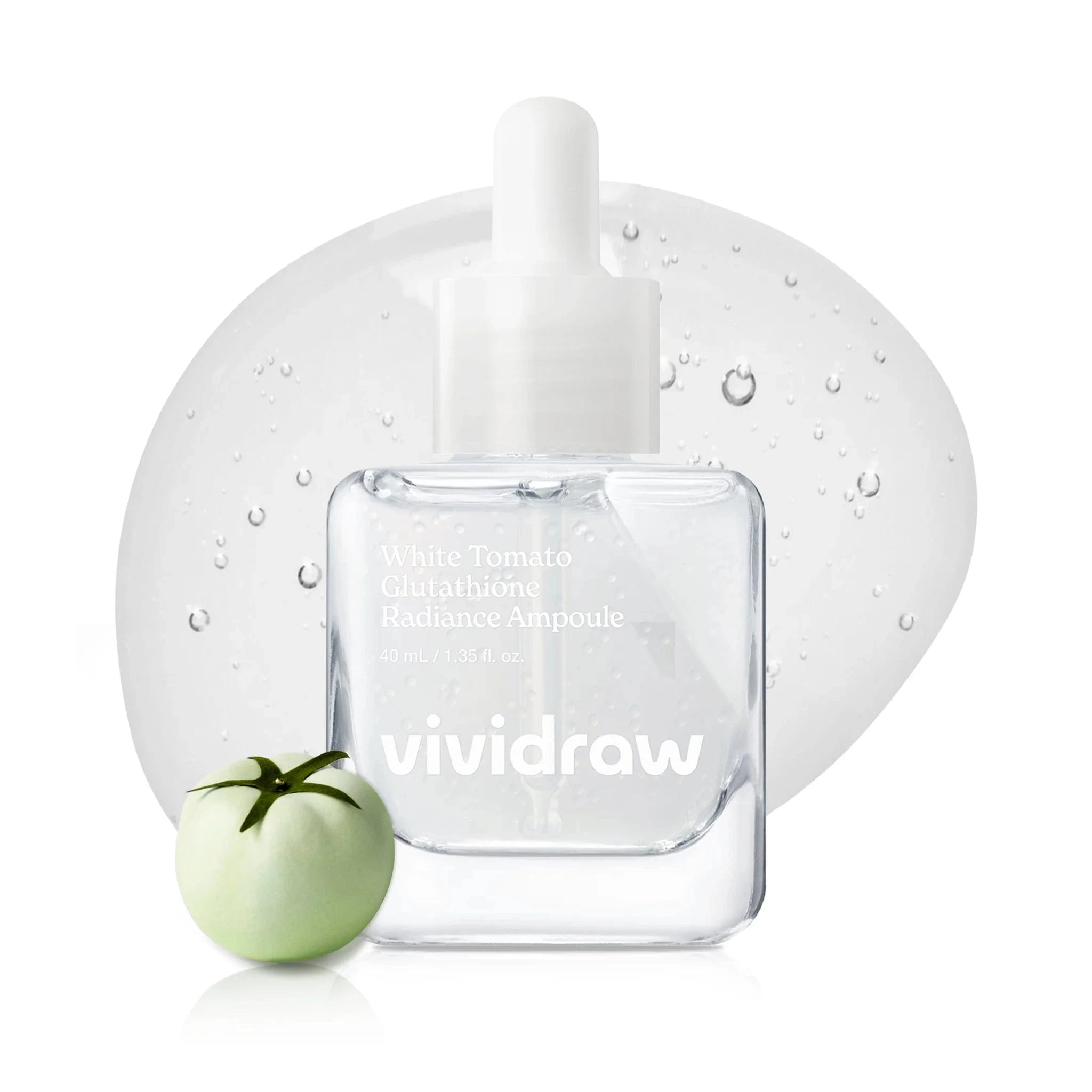 White Tomato Glutathione Radiance Serum 40ml - Brightening Face Serum for Even Skin Tone & Dark Spot Reduction | Perfect for Daily Skincare Routine & Nighttime Use