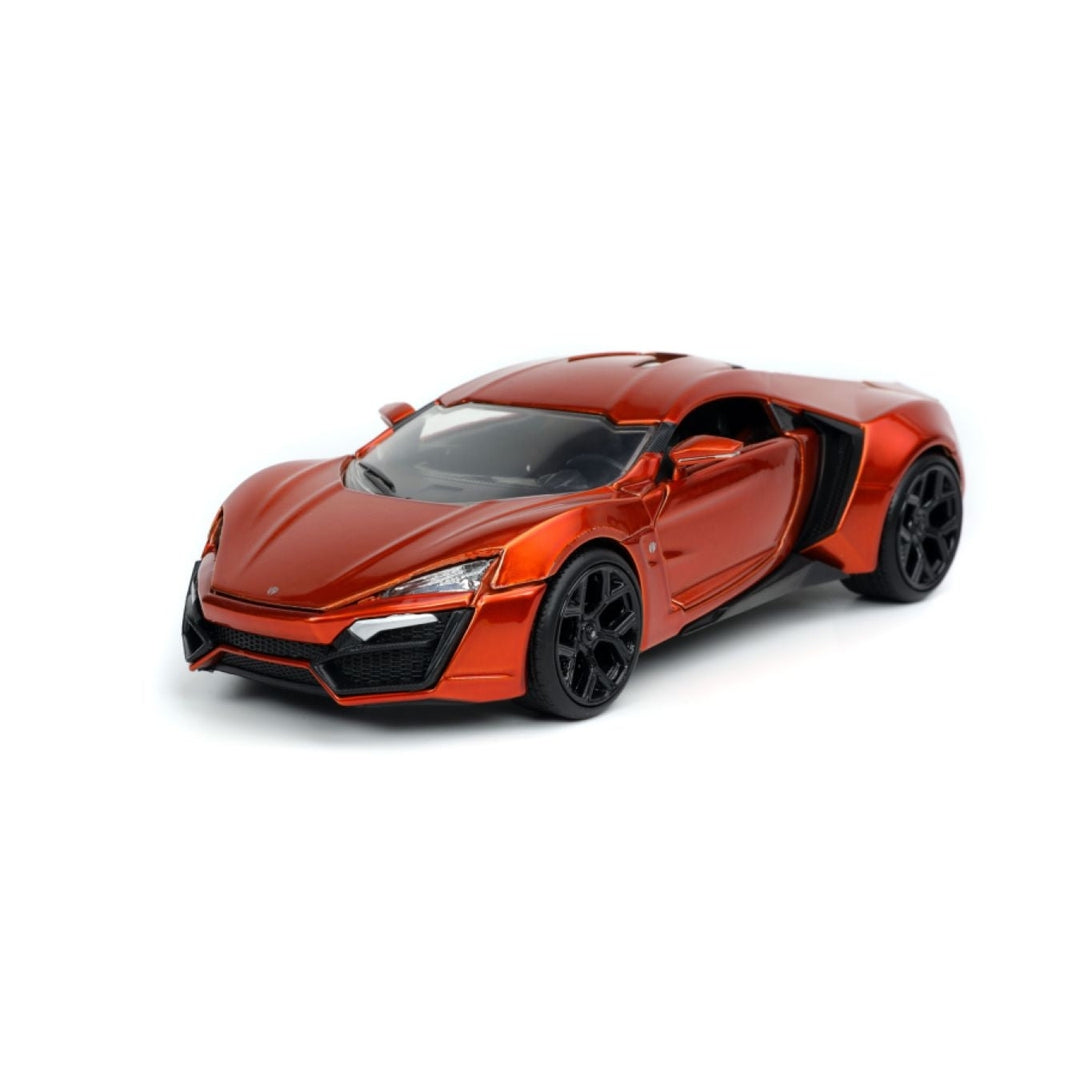 1:24 Lykan Hypersport Copper Hyperspec Diecast Model Car - Premium Collectible Sports Car Replica for Display & Racing Enthusiasts | Perfect for Home Office Decor, Car Collections & RC Racing Scenes