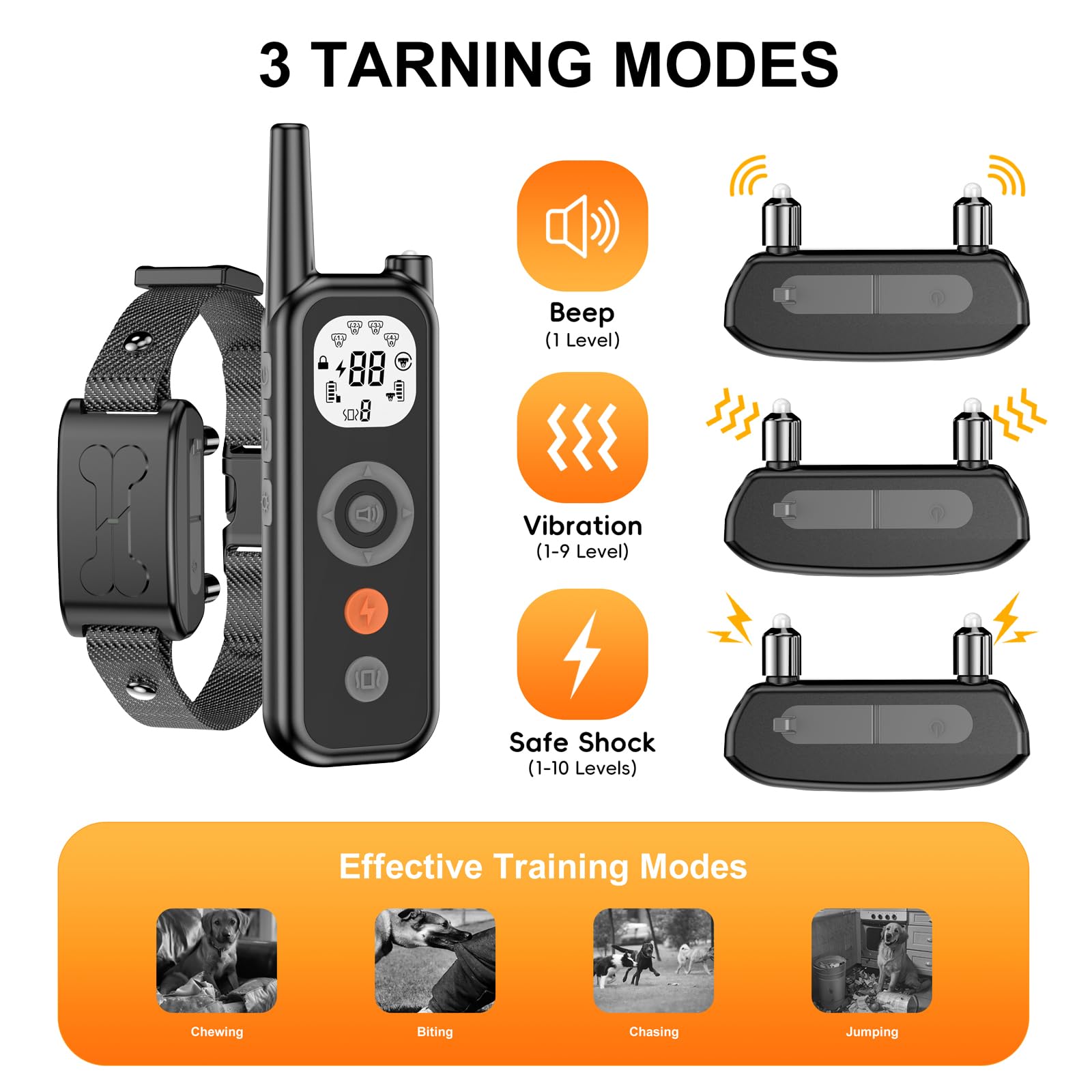 Wireless Dog Fence System for 2 Dogs - 2-in-1 Electric Pet Containment with Remote Training Collar | Waterproof & Adjustable Outdoor Dog Fence for Large Yards & Training | Perfect for Backyard Safety & Off-Leash Freedom
