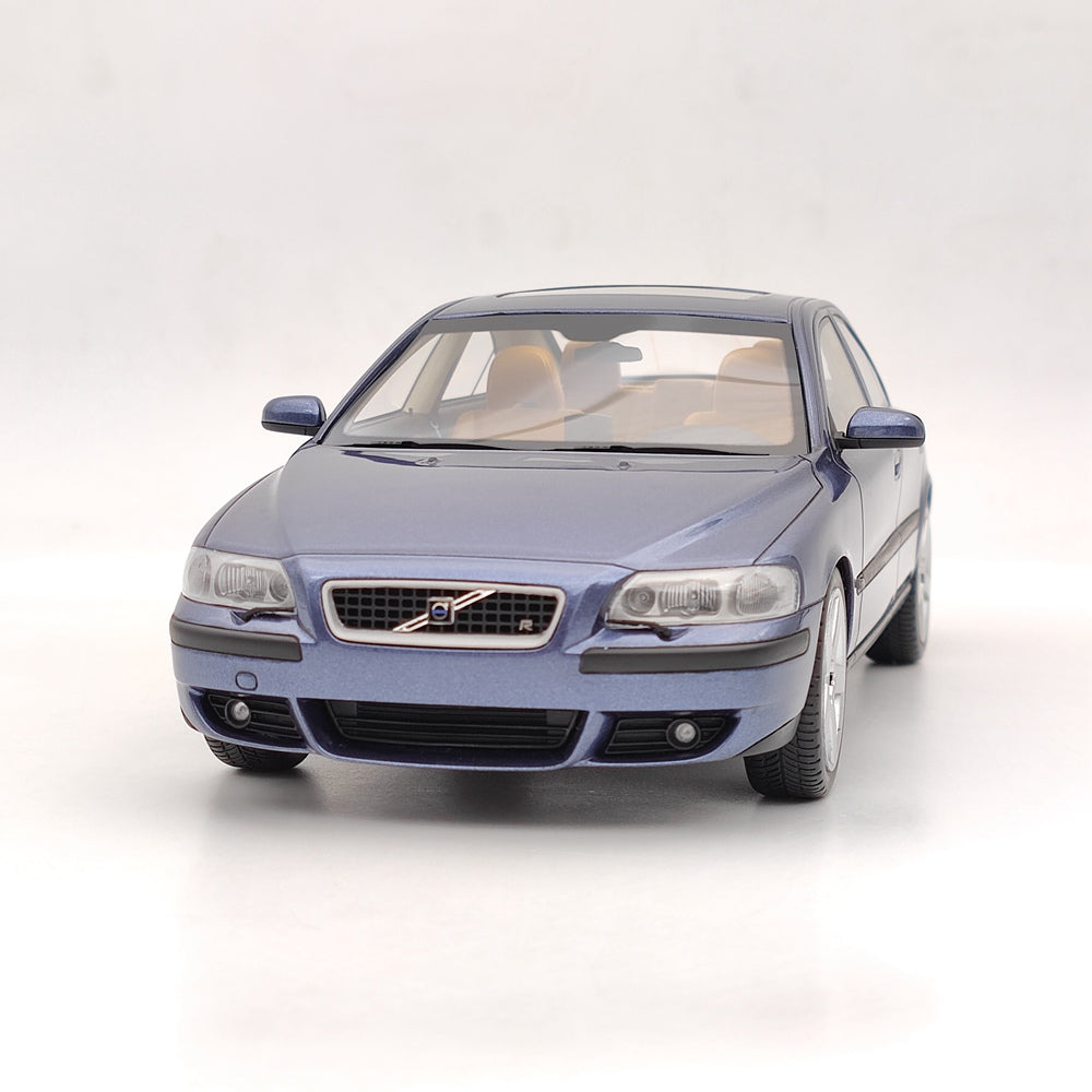 1/18 Scale Volvo S60 R 2003 Limited Edition Resin Model Car - Blue Collectible Toy Gift for Car Enthusiasts & Display for Home/Office Decor