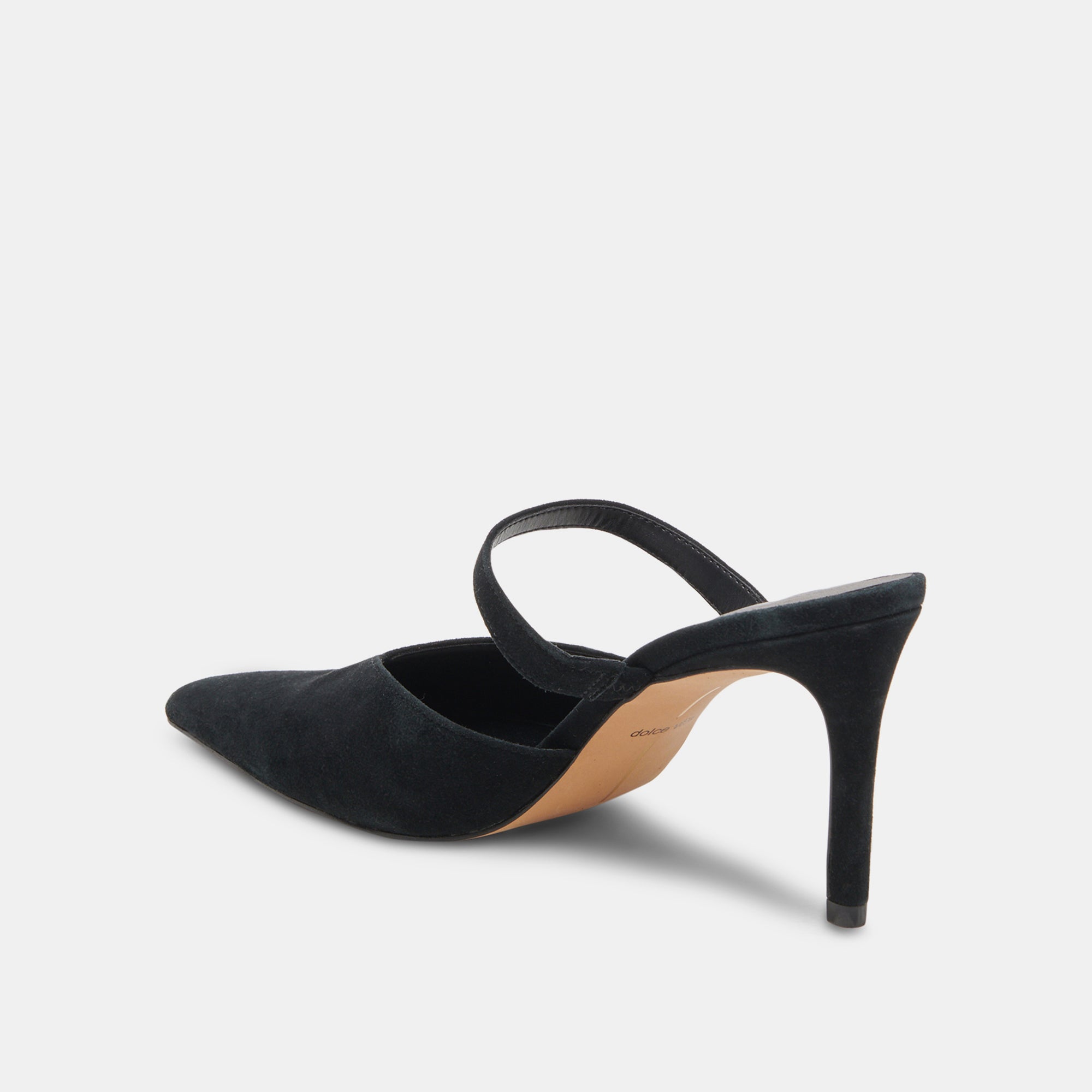 KANIKA Women's Onyx Suede High Heels - Elegant Pointed Toe Pumps for Work, Party & Evening Wear