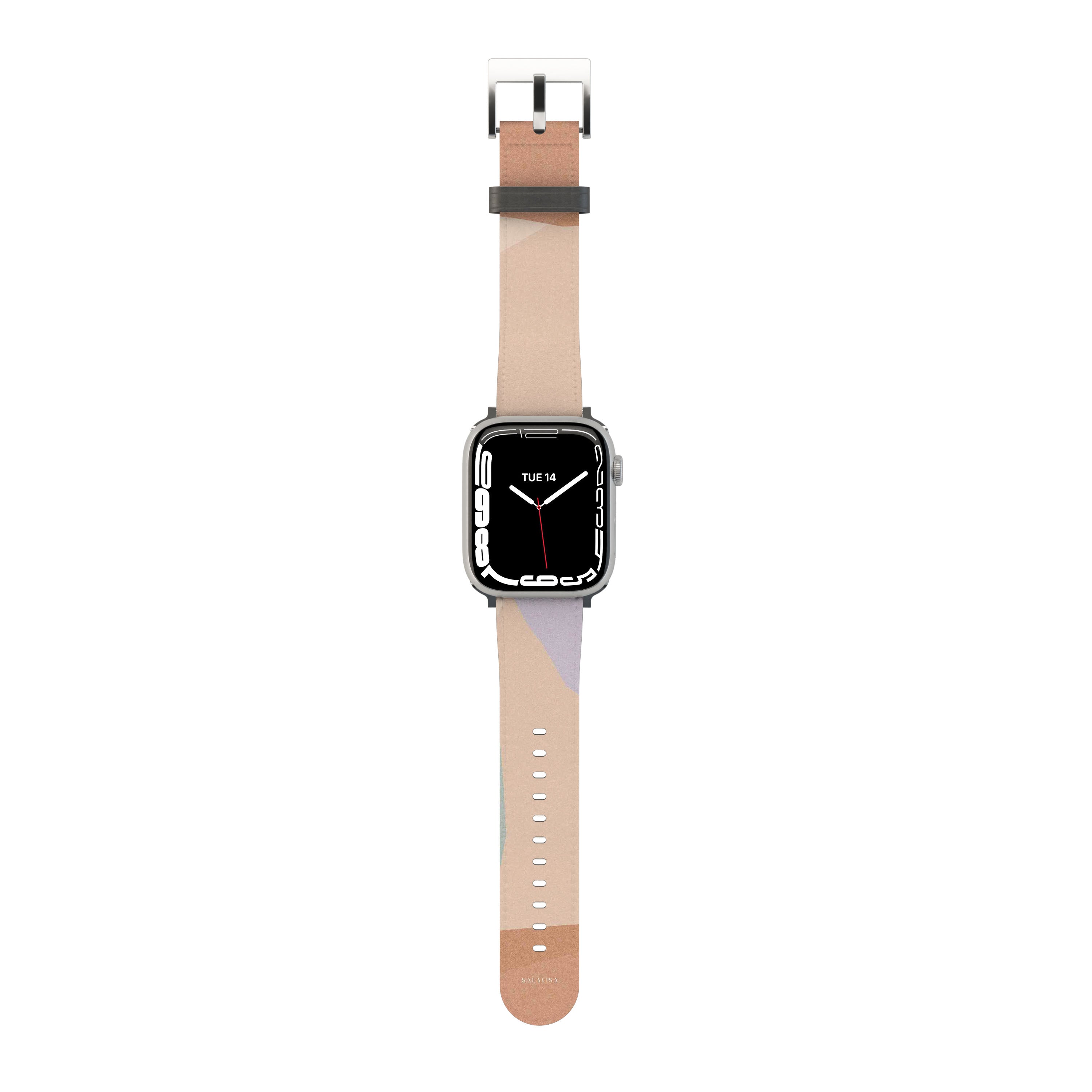 Premium Neutral Layers Apple Watch Band - Soft Silicone Replacement Strap for Apple Watch Series 1-9 & SE - Perfect for Workouts, Running & Everyday Wear