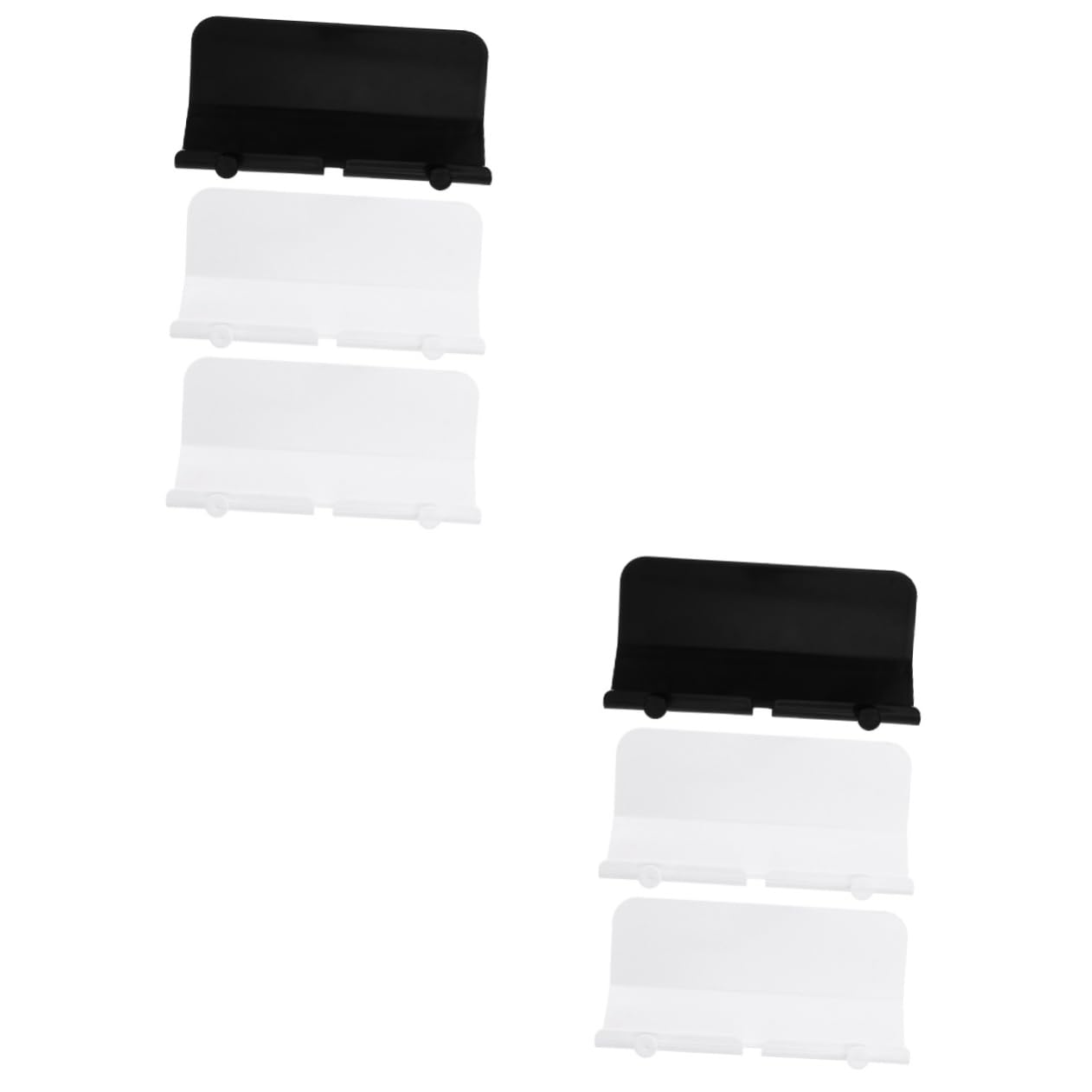 UKCOCO 6-Pack Adhesive Wall Mount Phone Holder - Universal Smartphone Bracket, ABS Plastic Phone Storage Rack for Home, Office, Kitchen & Bathroom Organization