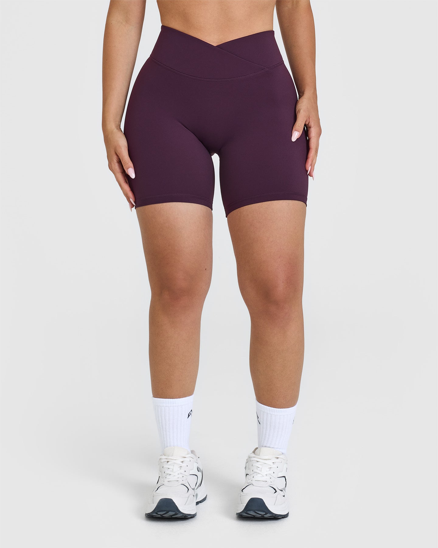 Unified Wrap Shorts 6 | Blackberry Purple | Comfortable Yoga Shorts for Women | Perfect for Yoga, Gym & Lounge Wear
