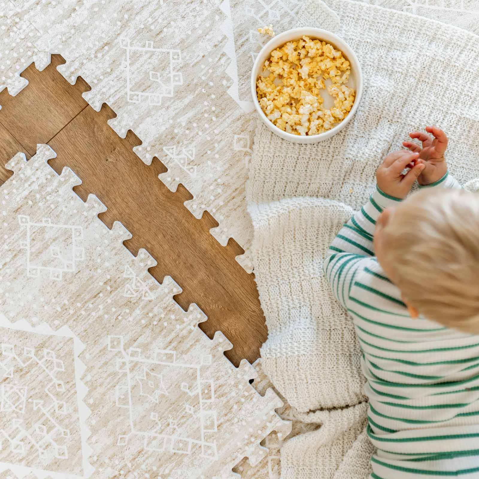 Little Nomad Play Mat | Ula - Non-Toxic Baby Play Mat for Crawling & Tummy Time | Soft & Safe Floor Mat for Nursery, Playroom & Travel | Eco-Friendly & Washable