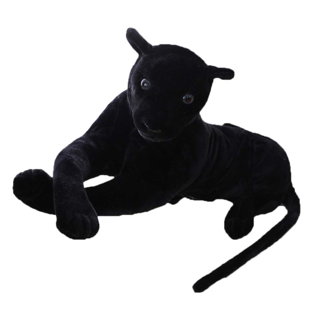 FEIlei Giant Black Leopard Panther Plush Toy - Ultra Soft Stuffed Animal Pillow for Kids, Perfect Birthday Gift & Cuddle Companion for Bedtime, Nursery Decor, and Playtime