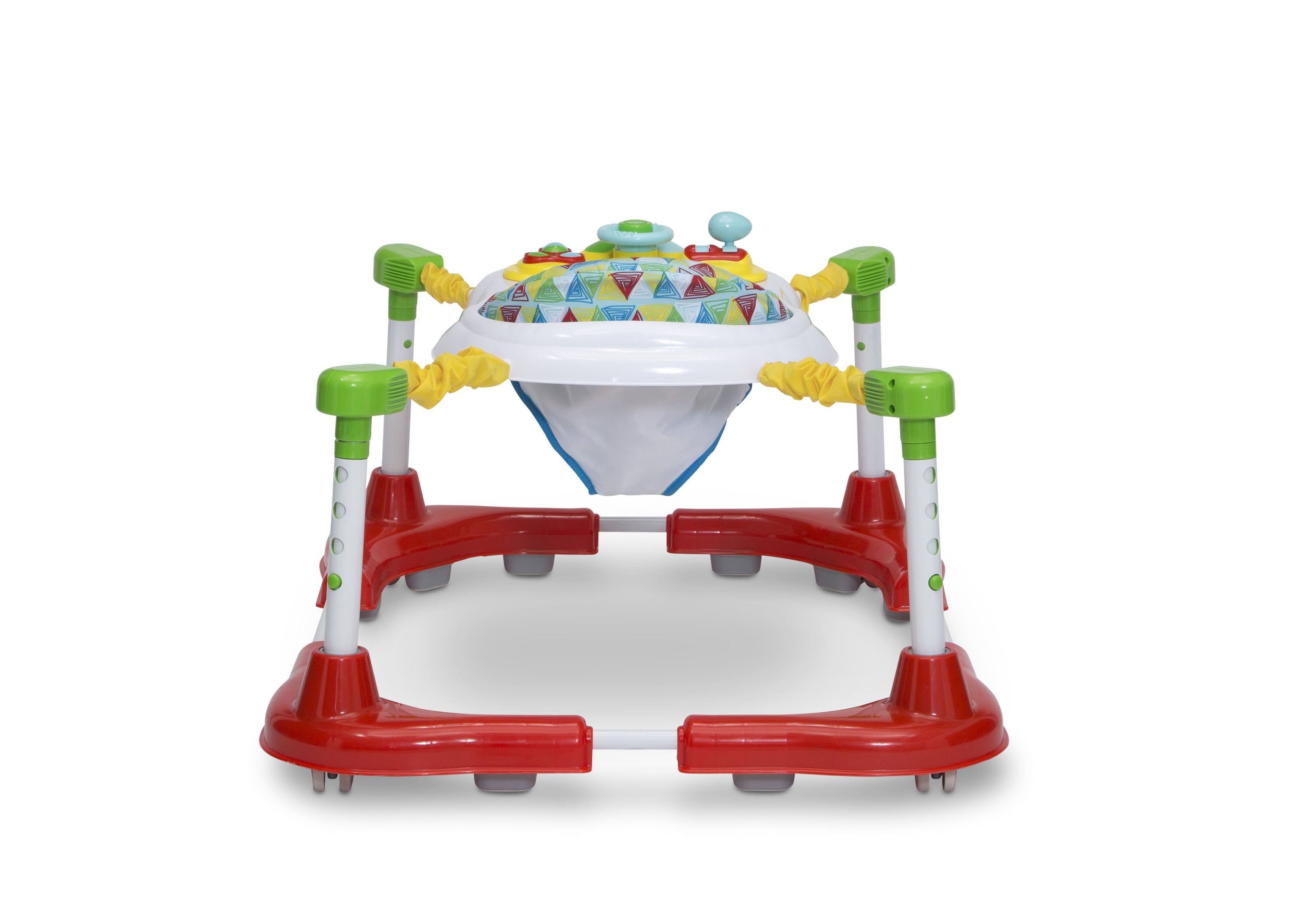 Delta Children First Steps Learn2Walk Baby Walker - Safe & Stable Toddler Walking Assistant for Early Steps - Perfect for Home, Nursery & Playtime Learning