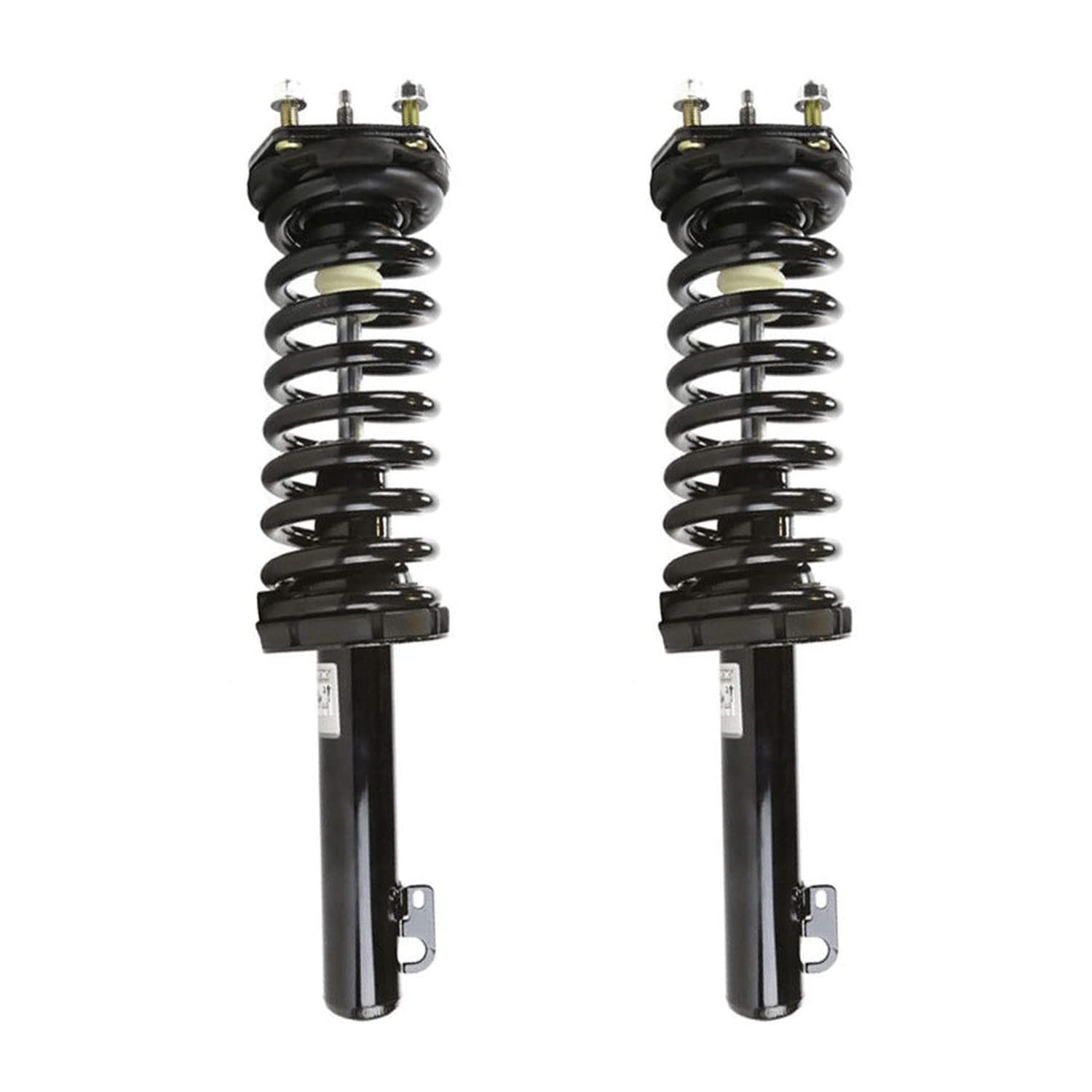 2PC Front Strut with Coil Spring Assembly Compatible with 2005-2010 Jeep Grand Cherokee & 2006-2010 Commander - Replacement Suspension Parts for Smooth Off-Road & City Driving