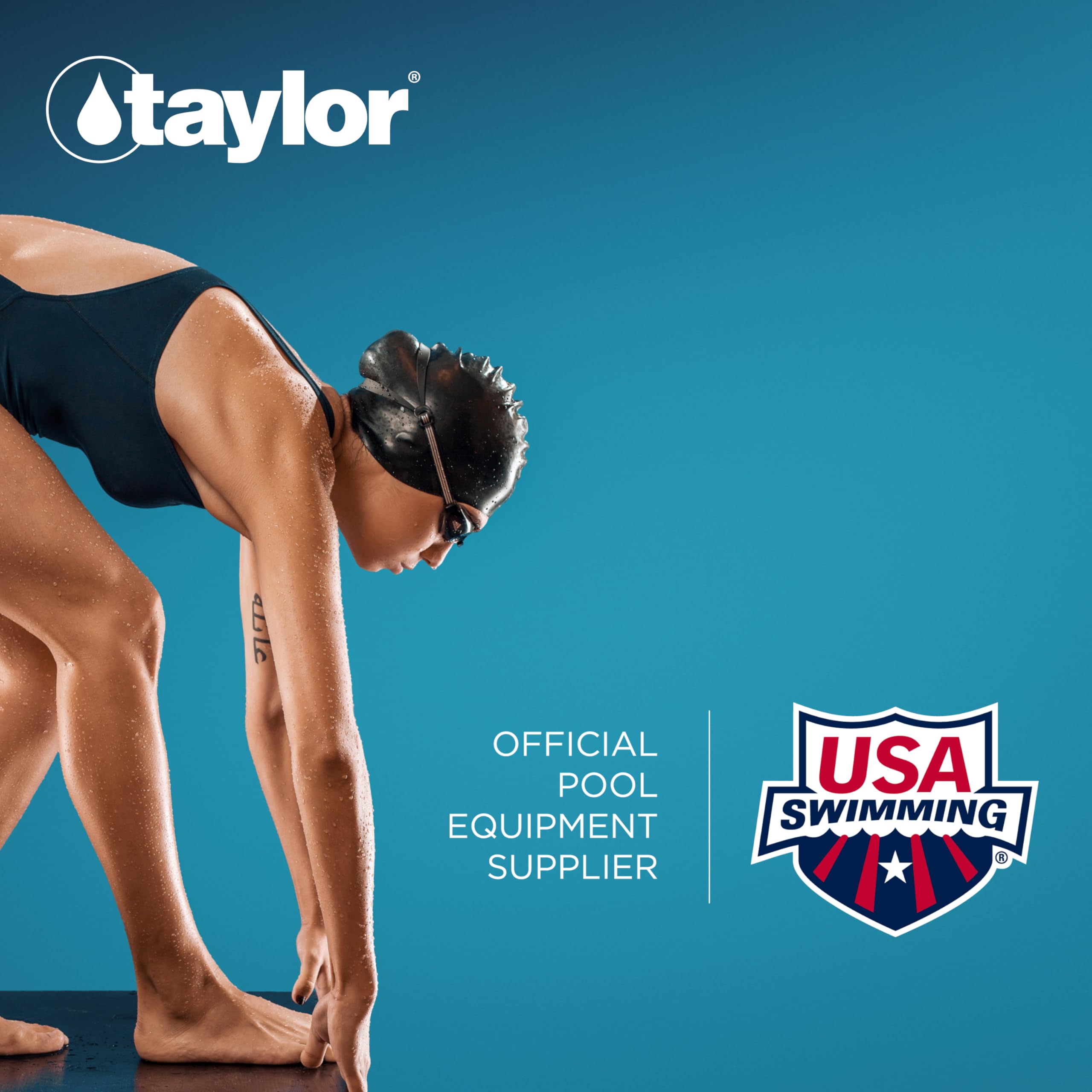 Taylor Pool Water Test Kit - Complete Swimming Pool & Spa Water Testing for Chlorine, pH, Alkalinity | Accurate Chemical Level Measurement for Pools, Hot Tubs, Spas | Ideal for Regular Maintenance & Water Quality Control