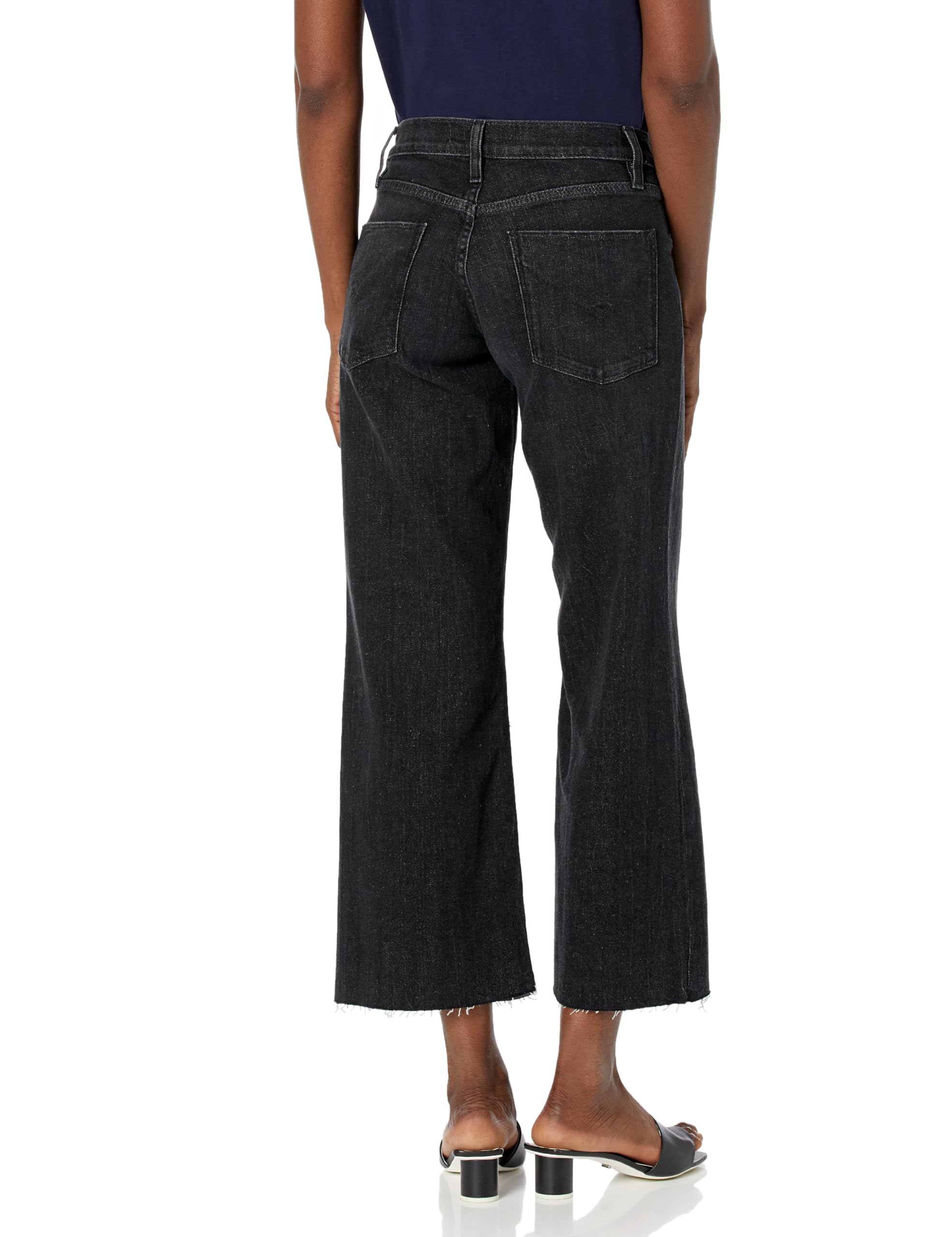 HUDSON Women's Rosie Wide Leg Ankle Maternity Pants - Comfortable Stretchy Pregnancy Jeans for Work & Casual Wear