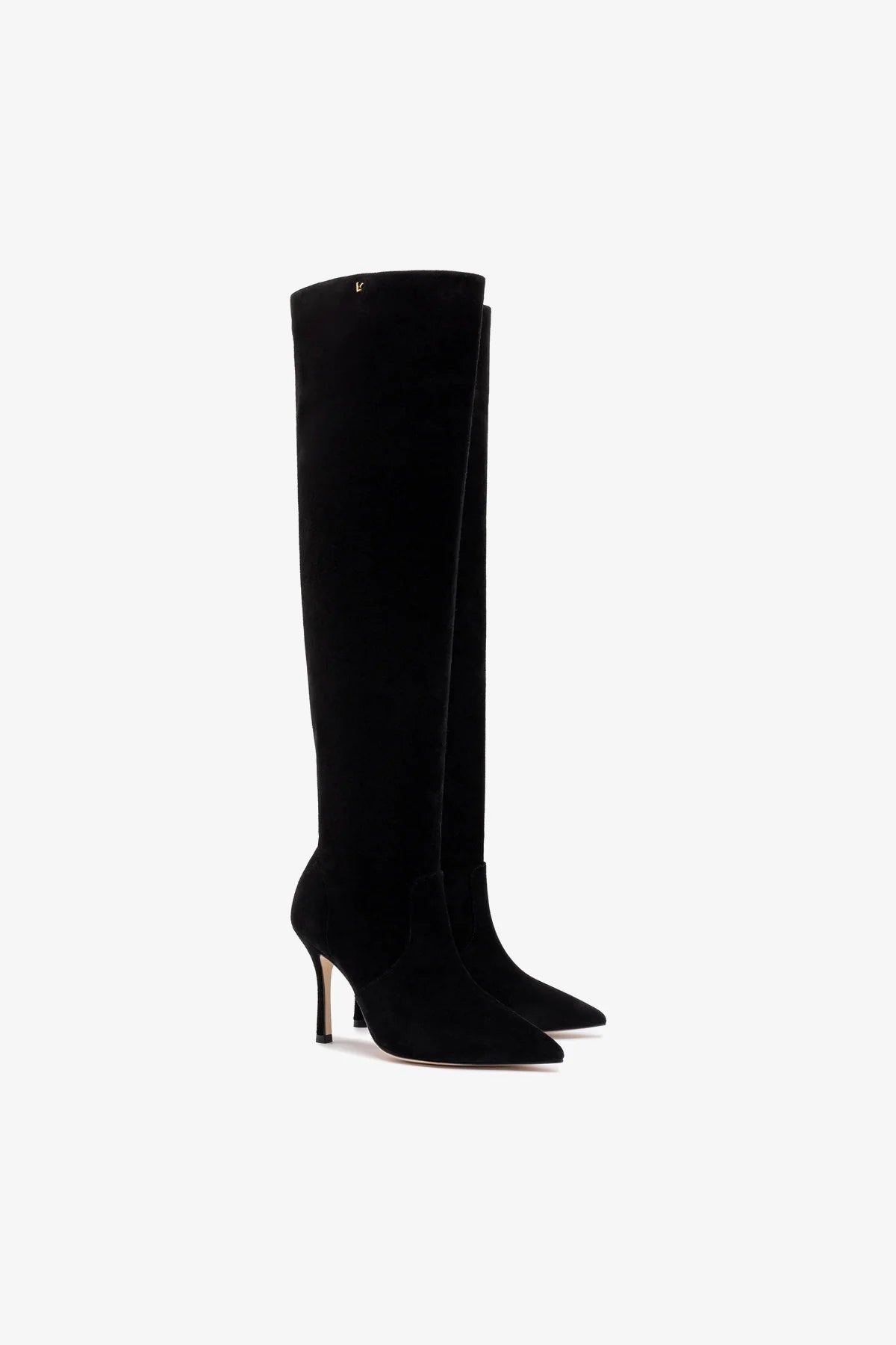 Kate Slouch Boot In Black Suede - Women's Casual Suede Ankle Boots for Fall & Winter | Comfortable & Stylish Booties for Outfits, Work & Date Night