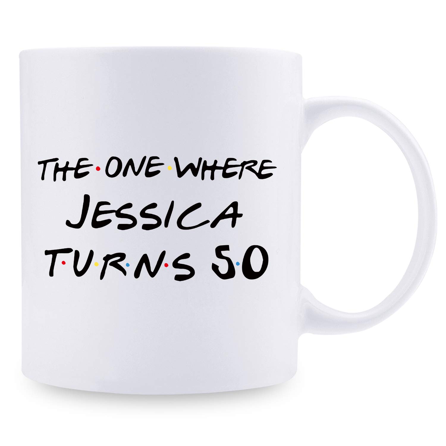Personalized 50th Birthday Gifts for Women - 1969 Vintage Themed 11oz Coffee Mug with Custom Name - Perfect Gift for Mom, Wife, Sister, Friend & Coworker - Ideal for Coffee Lovers, Office Use & Birthday Celebrations